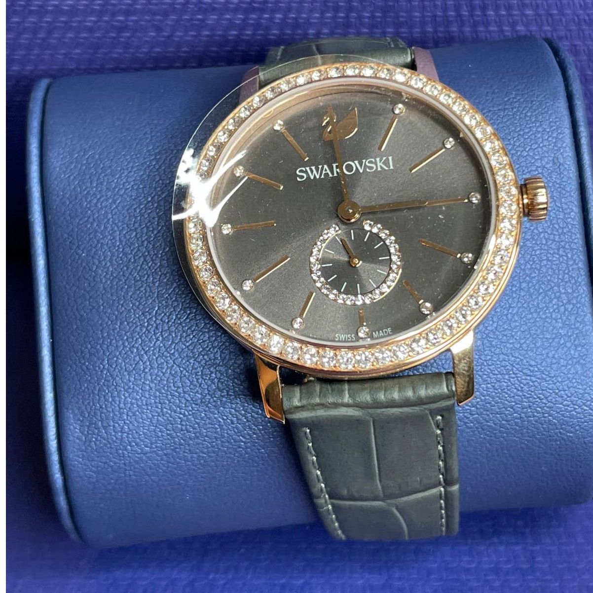 Swarovski Swarovski Graceful Lady Watch Grey Band 37mm Case Size ONE SIZE - 3 Thumbnail