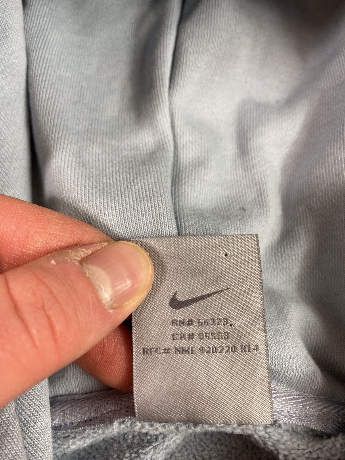 Nike × Vintage Vintage Nike Custom UFO Center Swoosh Oversize Hoodie Y2K UK Size US L / EU 52-54 / 3 - 13 Thumbnail