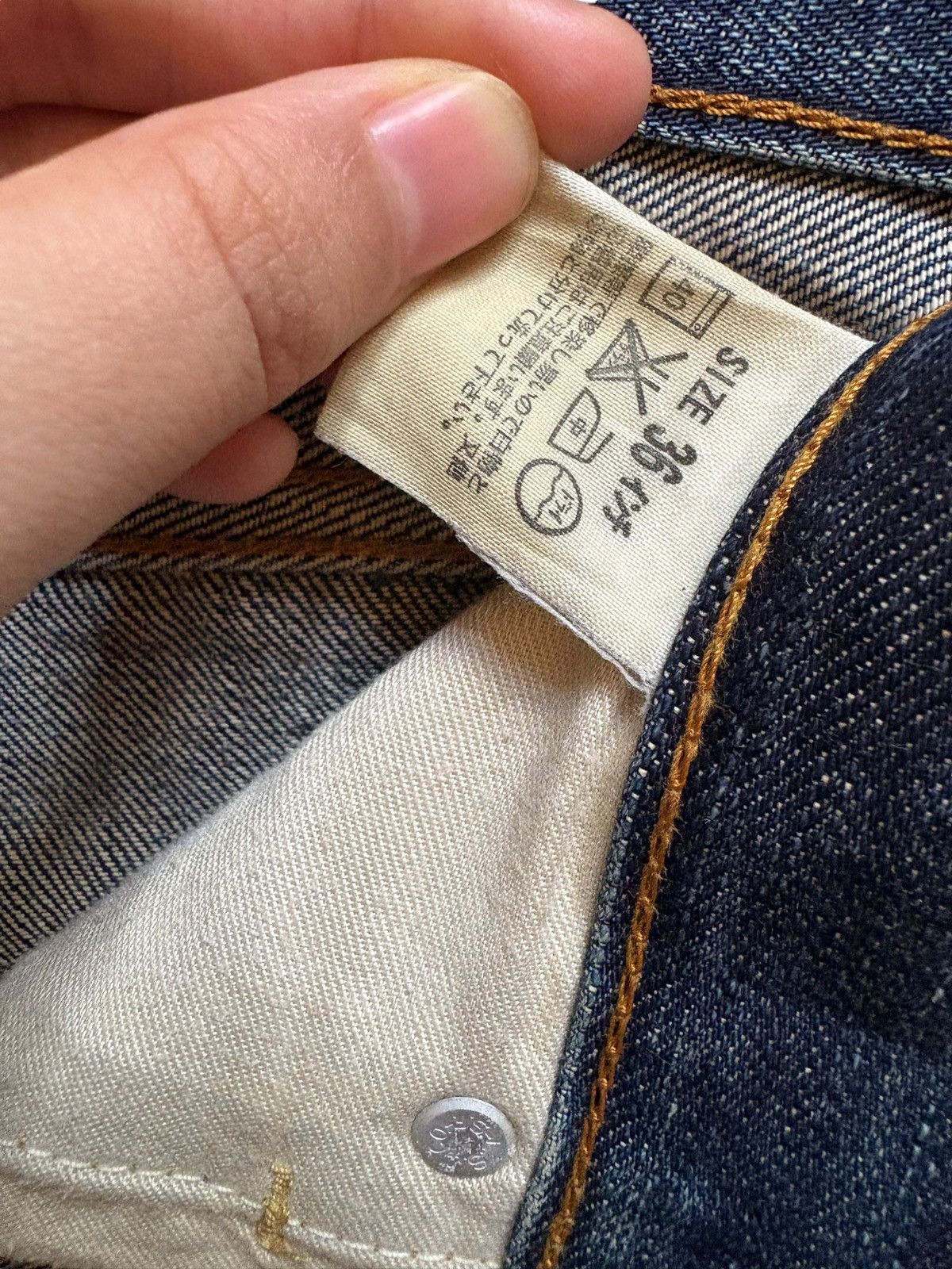 Levi's Vintage 90s Levis 503 Mud Wash Distressed Baggy Jeans Size US 37 - 11 Thumbnail