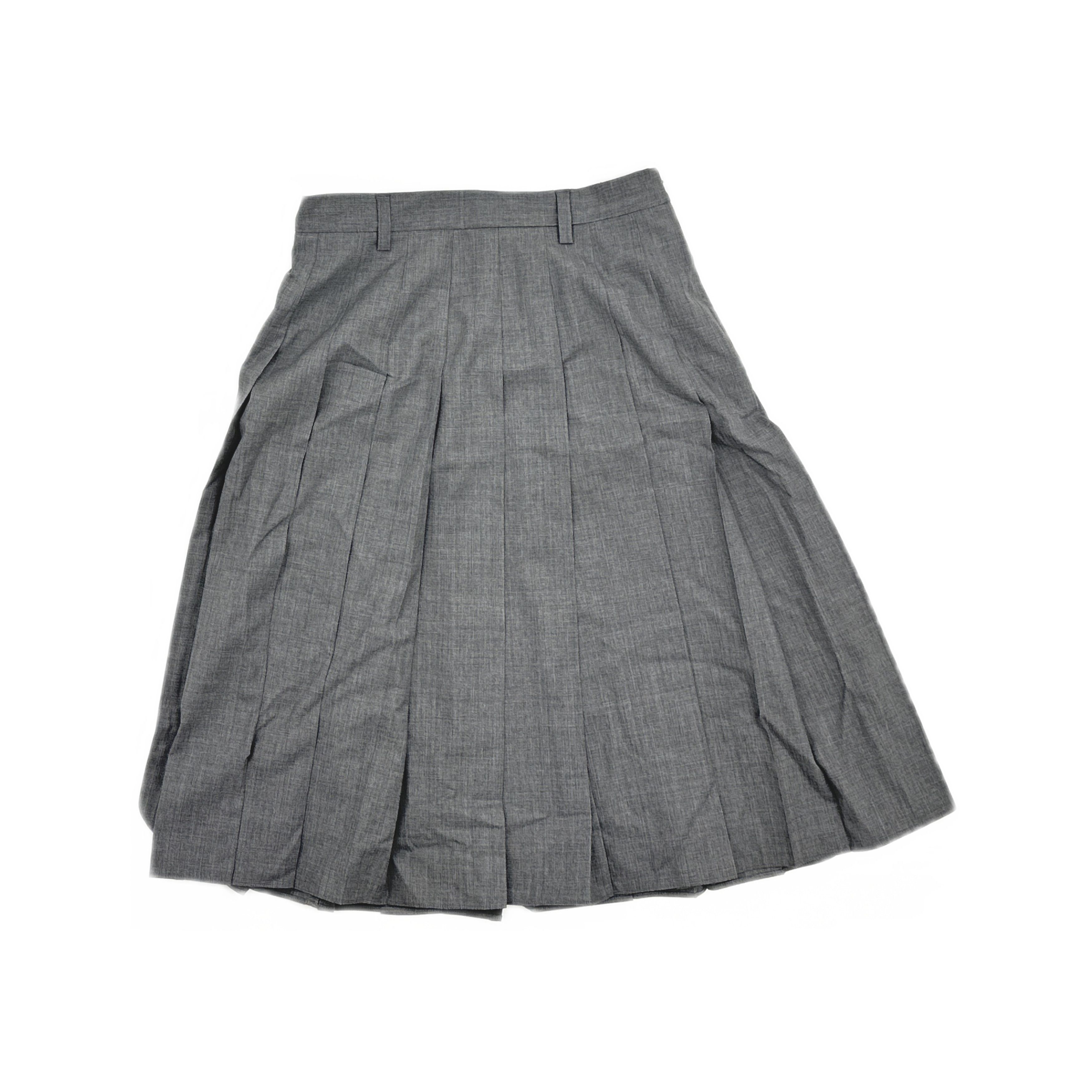 Prada Prada Pleated Midi Skirt Size 38 Size 26" / US 2 / IT 38 - 1 Thumbnail