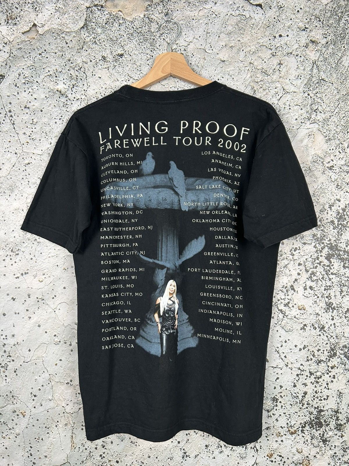 Band Tees Vintage Cher Living Proof 2002 Tour Band Tee Graphic Rare Size US M / EU 48-50 / 2 - 4 Thumbnail