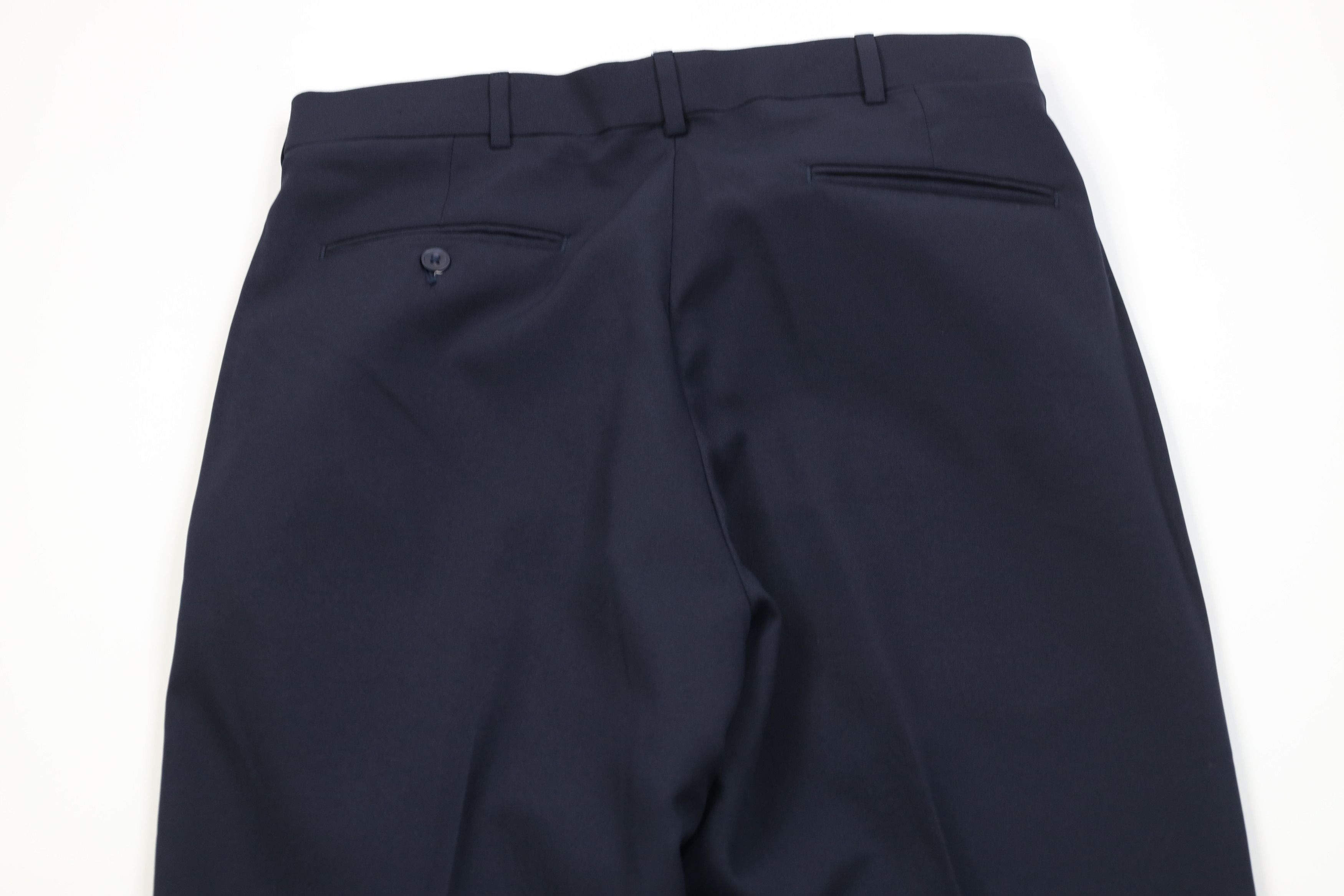 Vintage Vintage 90s Streetwear Knit Flared Wide Leg Chino Pants Blue Size US 34 / EU 50 - 12 Thumbnail