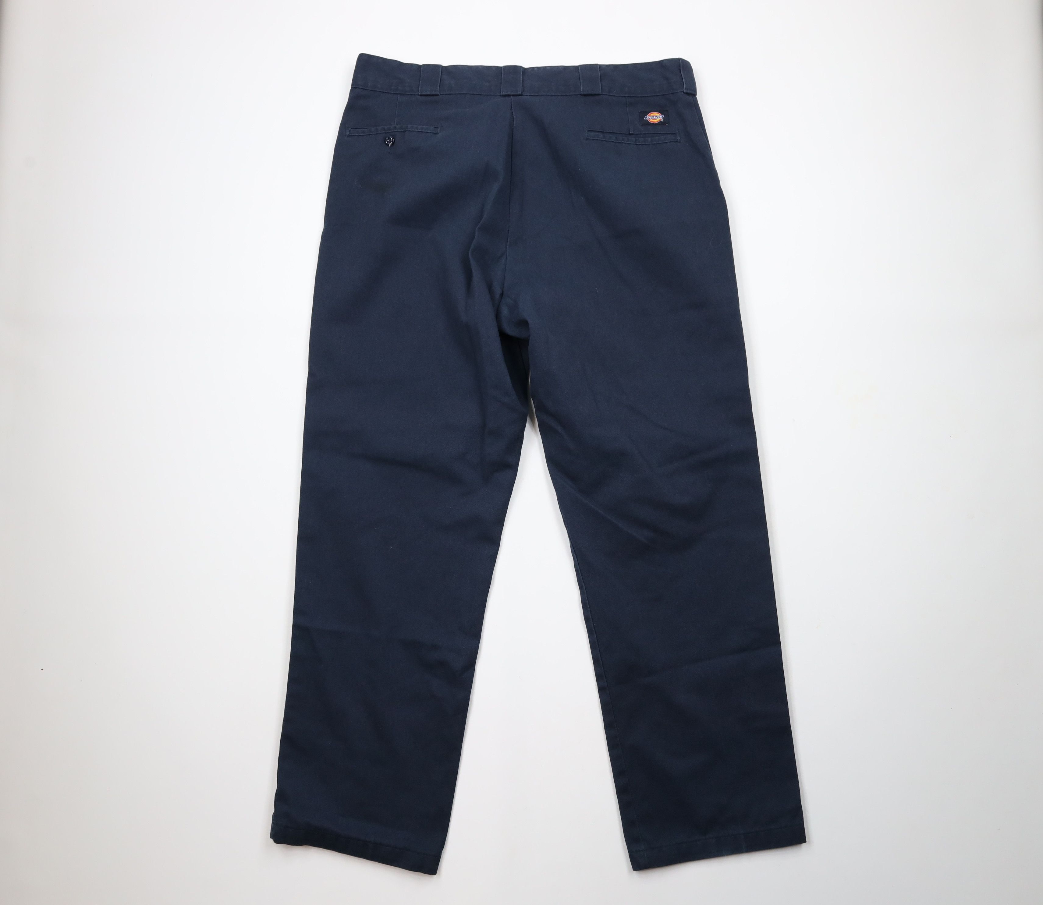 Dickies × Vintage Vintage Dickies Out Wide Leg Mechanic Work Pants Navy Blue Size US 38 / EU 54 - 11 Thumbnail