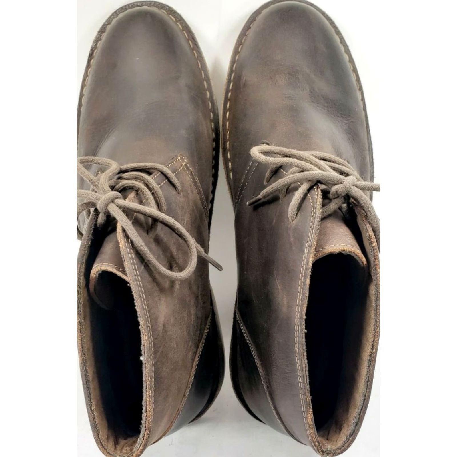 Chaps VINTAGE CHAPS CHUKKA DESERT BOOTS MEN'S 13M BROWN CASUAL Leather Finish Size US 13 / EU 46 - 6 Thumbnail