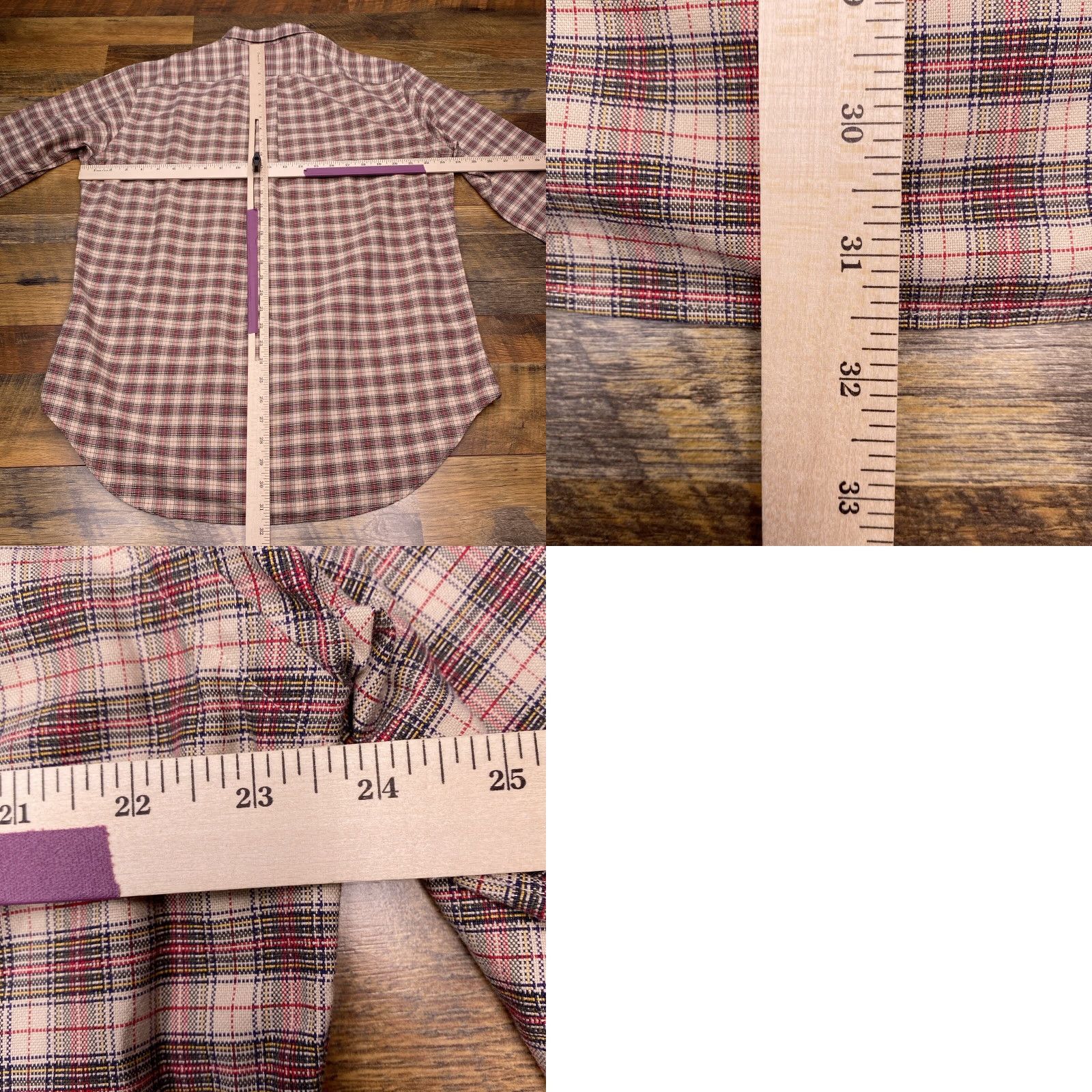 Ralph Lauren Ralph Lauren Shirt Adult Large Button-Up Long Sleeve Plaid Mens NEW Brown 100% Cotton Classic Button-Down Triangle Logo? Size US L / EU 52-54 / 3 - 9 Thumbnail