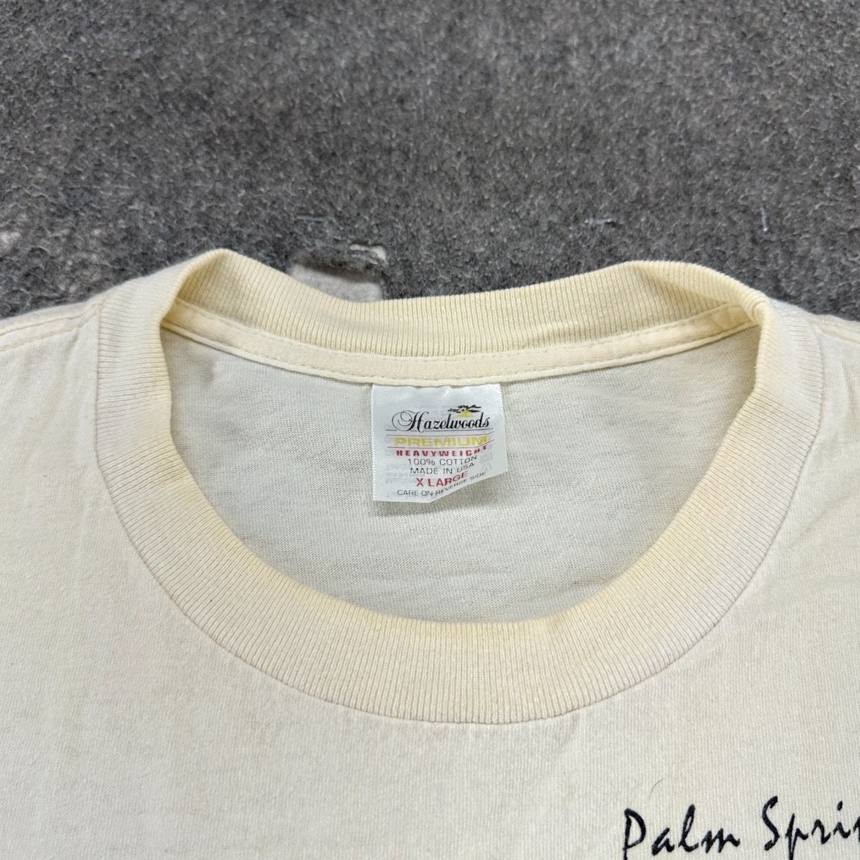 Vintage VINTAGE Hazelwoods Bald Eagle Shirt Mens XL White Graphic 90s Crew Neck Short Sleeve Cotton T-Shirt AOP Wraparound Single Stitch 90s Size US XL / EU 56 / 4 - 3 Thumbnail