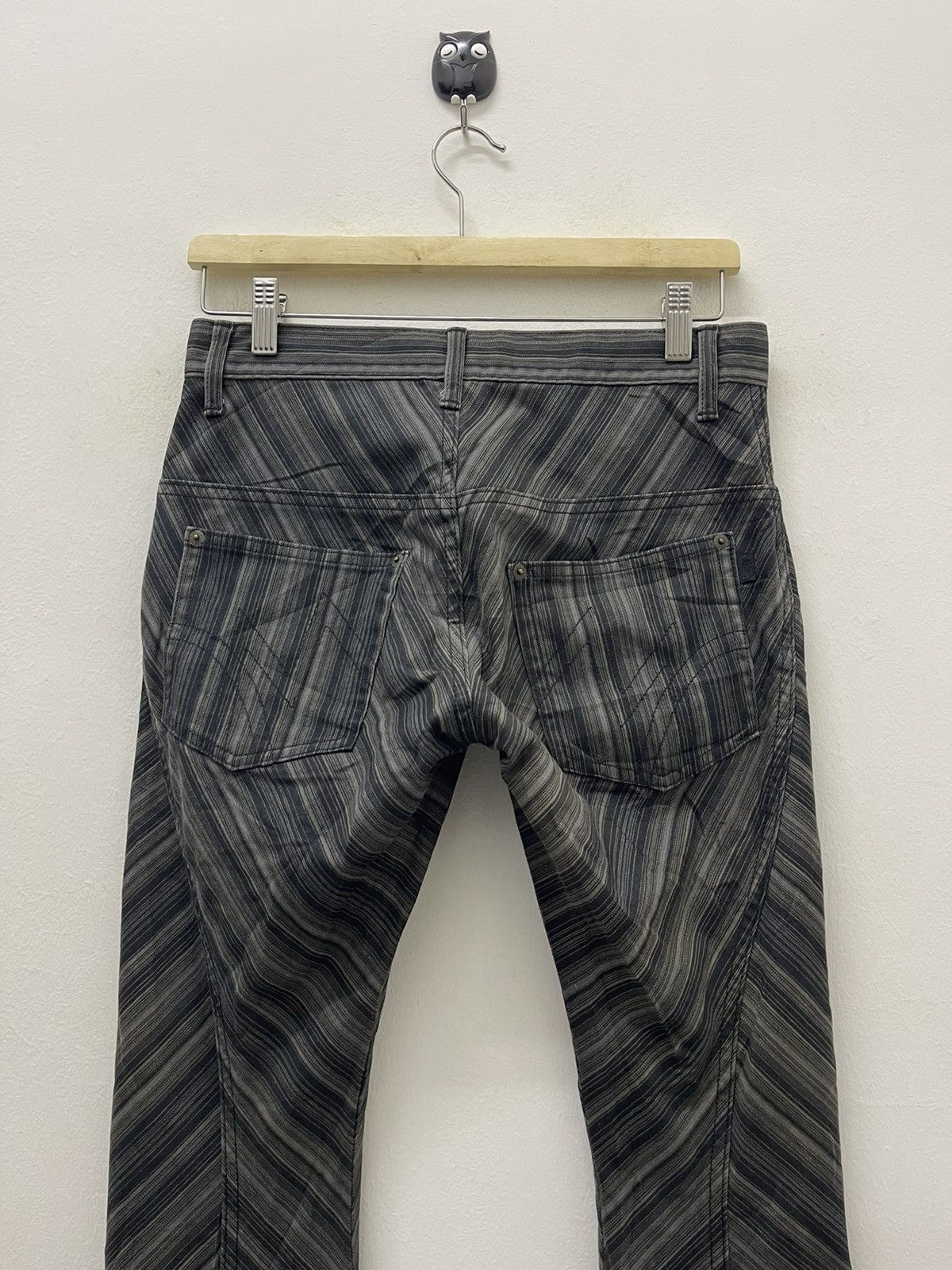 Morgan Homme Rare Vintage MORGAN HOMME Flare Striped Size US 28 / EU 44 - 11 Thumbnail