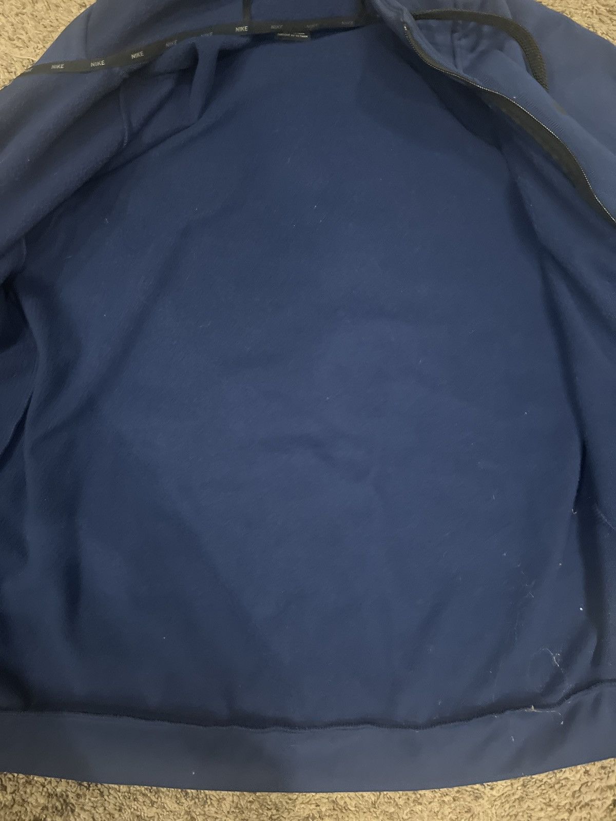 Nike Nike Pro Hoodie Jacket Sweatshirt Full Zip Navy Blue Size US L / EU 52-54 / 3 - 3 Thumbnail