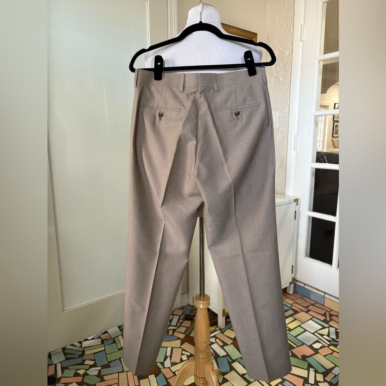 J Ferrar NWT- J. Ferrar- Ultra Comfort Stretch Classic Fit Suit- Tan Size 36S - 8 Thumbnail