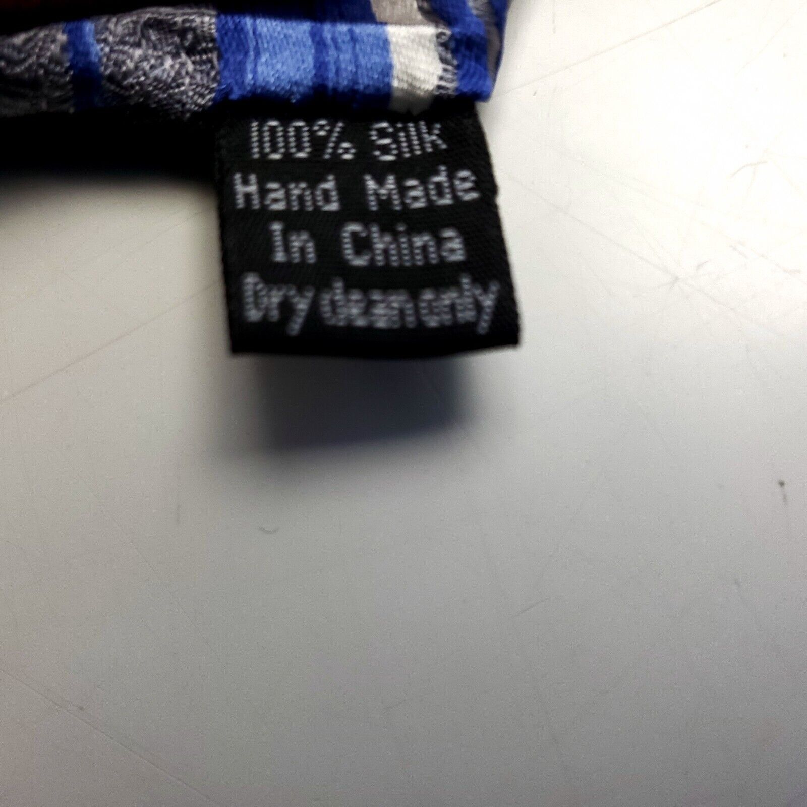 Vintage Antonio Fellini Gray Blue Silk Tie Woven Wide Striped Floral Size ONE SIZE - 5 Thumbnail