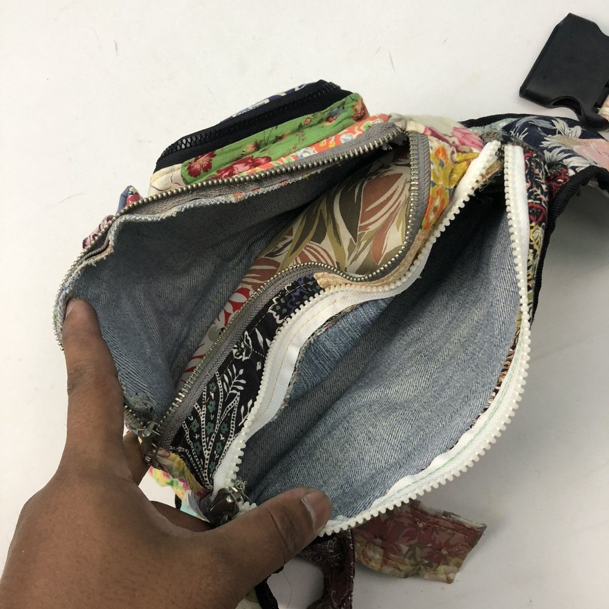 Japanese Brand ‼️YES‼️ VINTAGE PATCHWORK WAIST BAG Size ONE SIZE - 8 Thumbnail