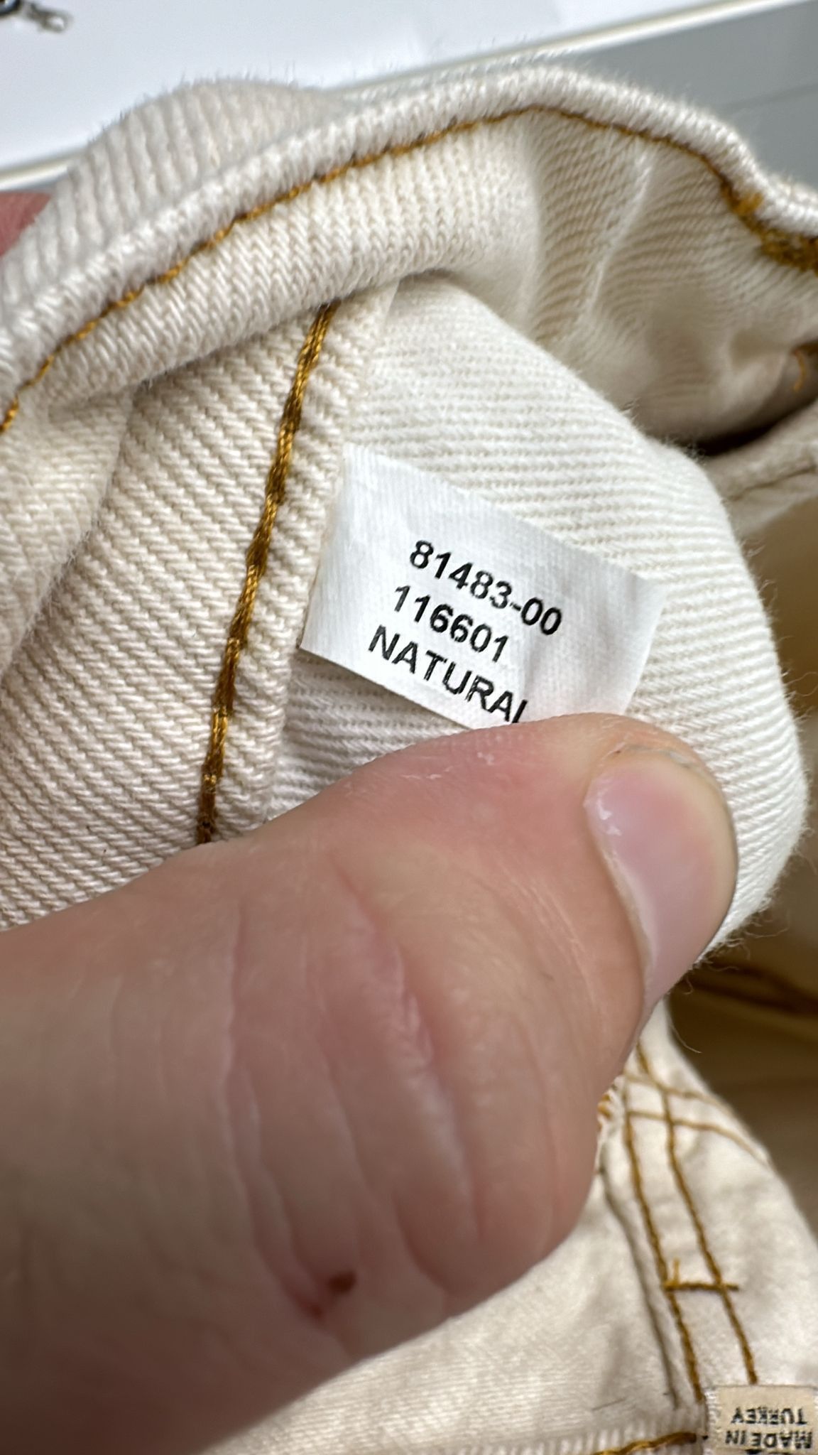 Stussy × Vintage Stussy Classic Jean Denim “Natural” 28 Size US 28 / EU 44 - 6 Thumbnail