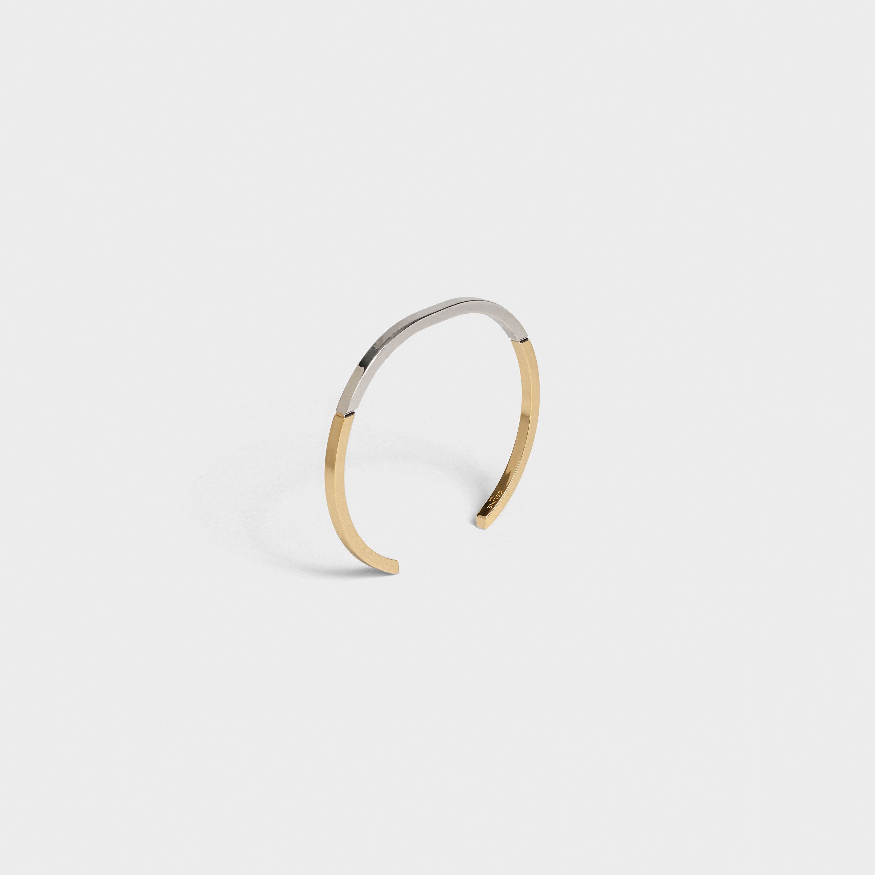 Celine o1loc1c1124 Size:OS / Simple Forms Bracelet in Silver/Golden Size ONE SIZE - 2 Thumbnail