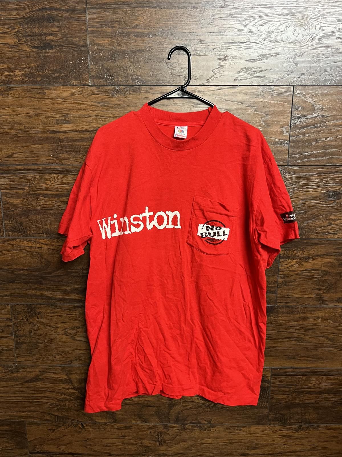 Fruit Of The Loom VTG Nascar T-shirt Winston Cup Series No Bull Pocket Tee XL Size US XL / EU 56 / 4 - 2 Thumbnail