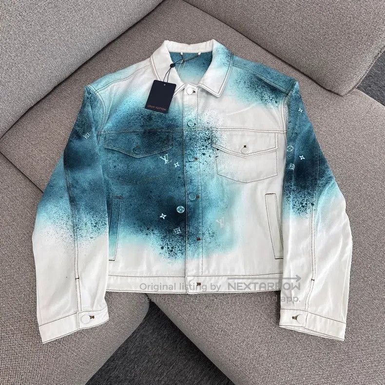 Louis Vuitton Louis Vuitton SS23 Spray Print Single Breasted Casual Deni Size US L / EU 52-54 / 3 - 1 Thumbnail