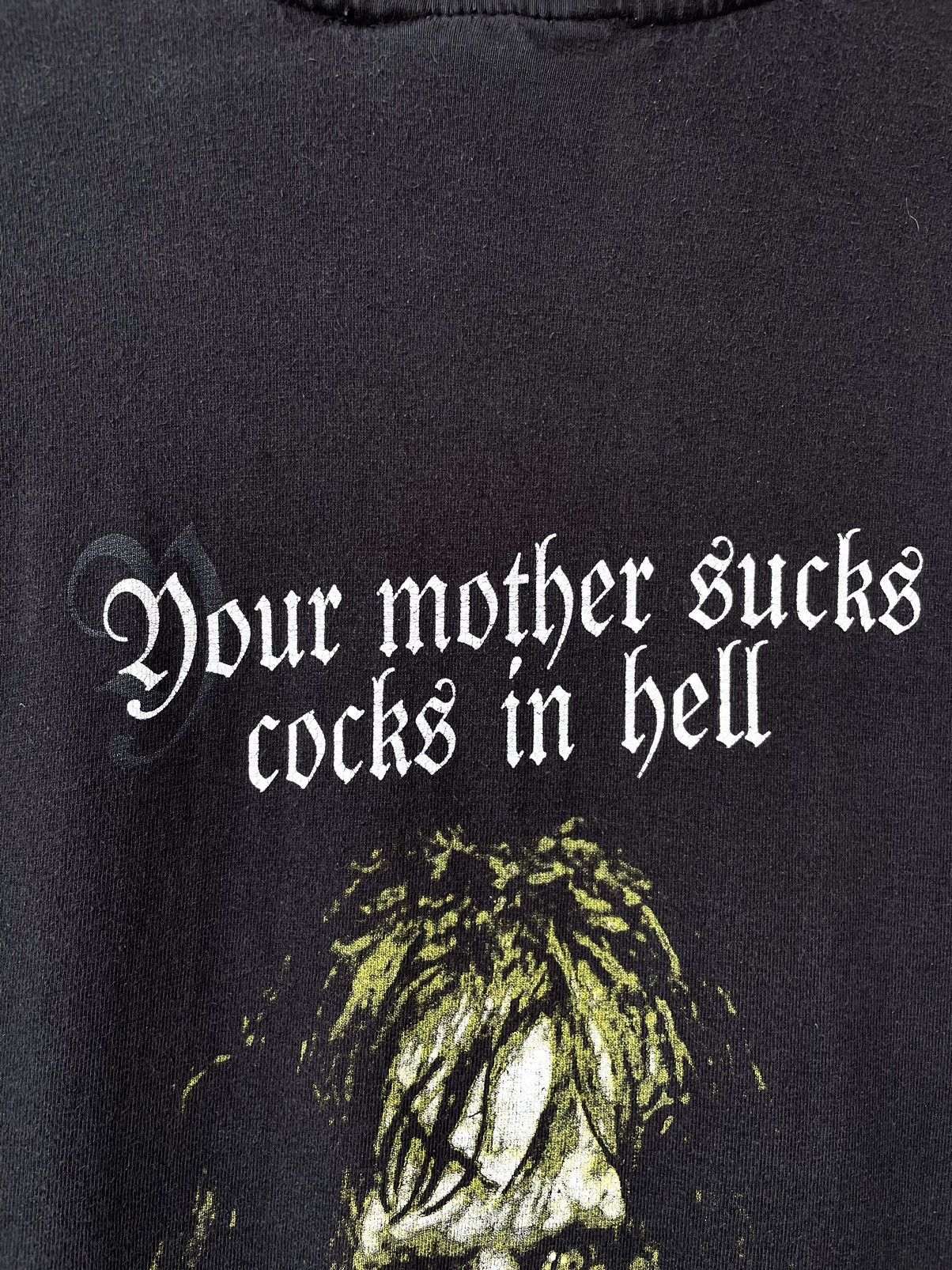 Vintage Vintage The Exorcist Your Mother Sucks Cocks In Hell T-Shirt Size US M / EU 48-50 / 2 - 6 Thumbnail