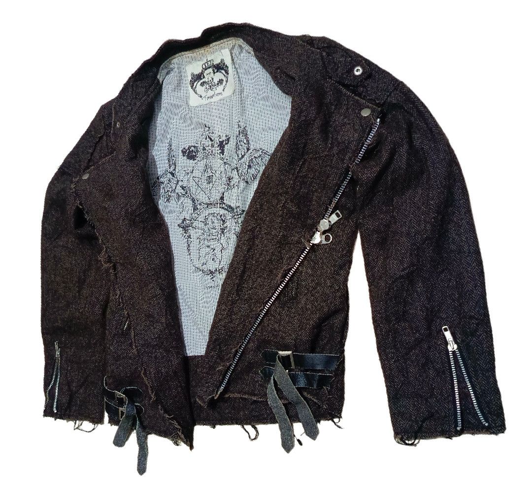 Wool Asymmetrical Transform layer knit 90s y2k