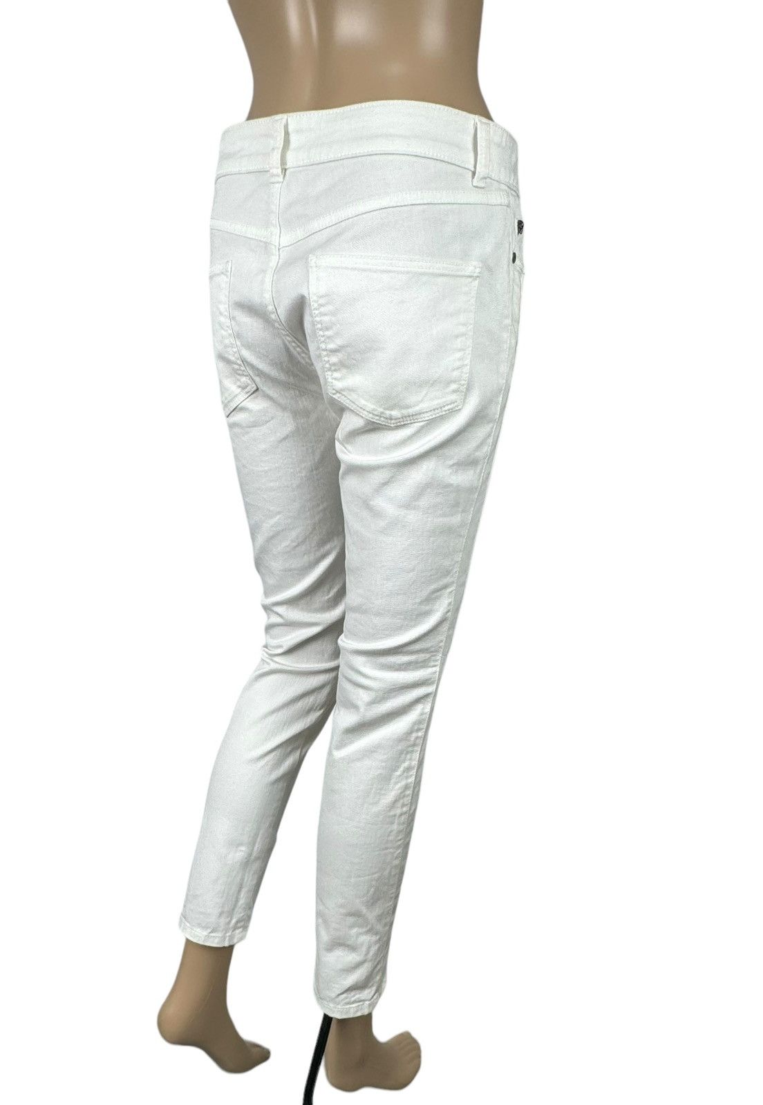 Alexander McQueen Alexander McQueen White Crop Jeans Skinny size 42 Size 28" / US 6 / IT 42 - 6 Thumbnail