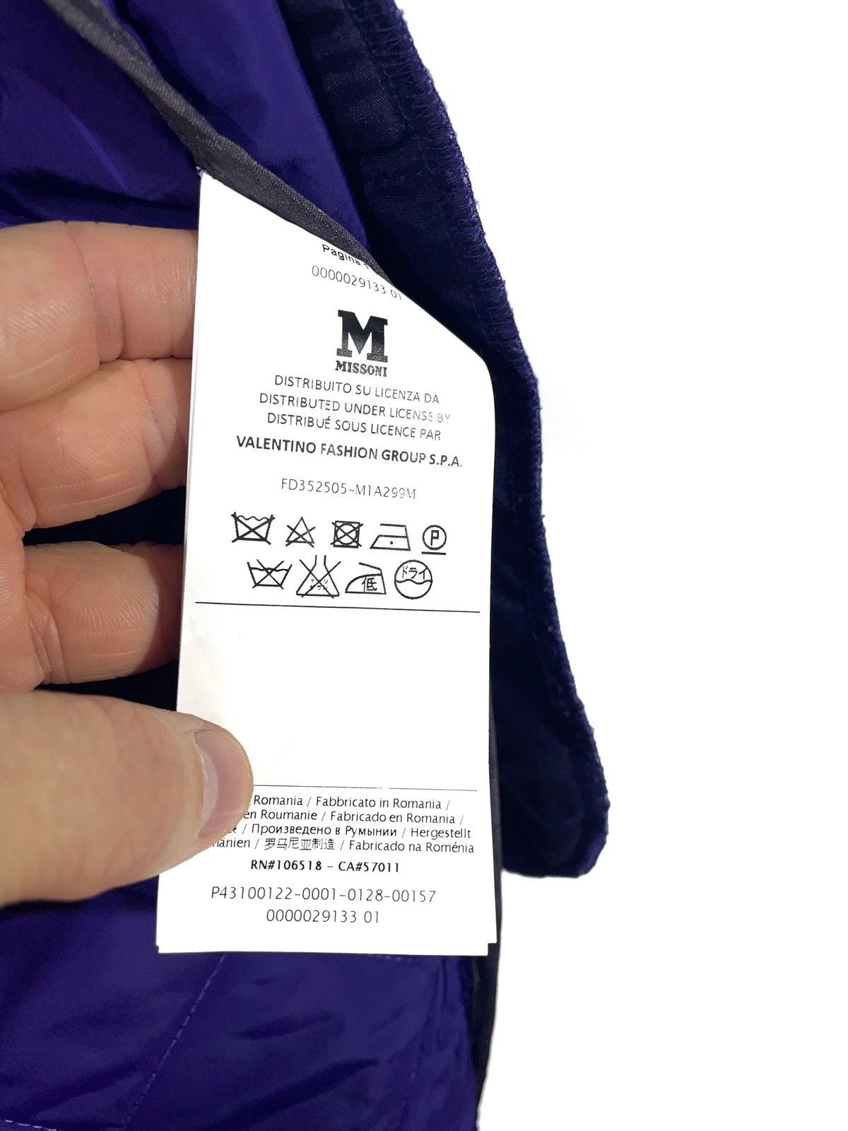 Missoni Missoni Quilted Purple Polyester Jacket Size 40/S-M Size M / US 6-8 / IT 42-44 - 7 Thumbnail