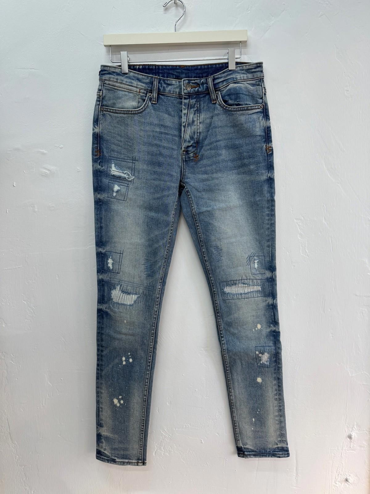 Ksubi new Ksubi mens denim jeans van winkle blue north trashed 32 Size US 32 / EU 48 - 1 Thumbnail