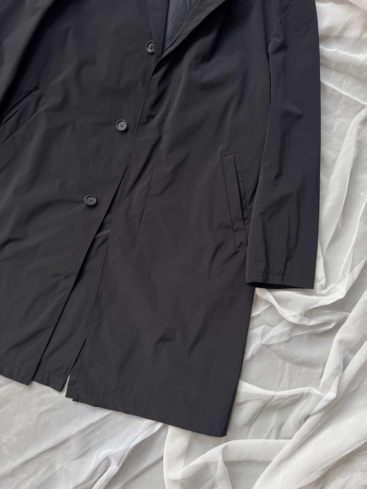 TONI GARD Vintage TONI GARD Minimalist Navy Technical Car Coat German Size US L / EU 52-54 / 3 - 22 Thumbnail
