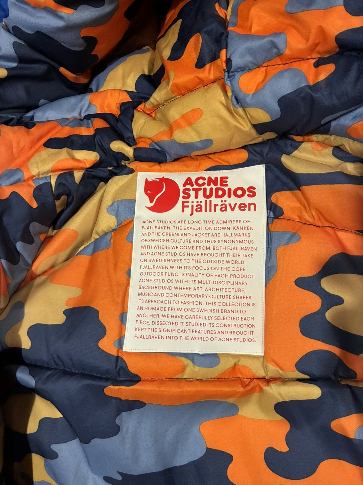 Acne Studios × Fjallraven RARE Acne Studios x Fjällväven 2018 Expedition Down Jacket Size US M / EU 48-50 / 2 - 7 Thumbnail