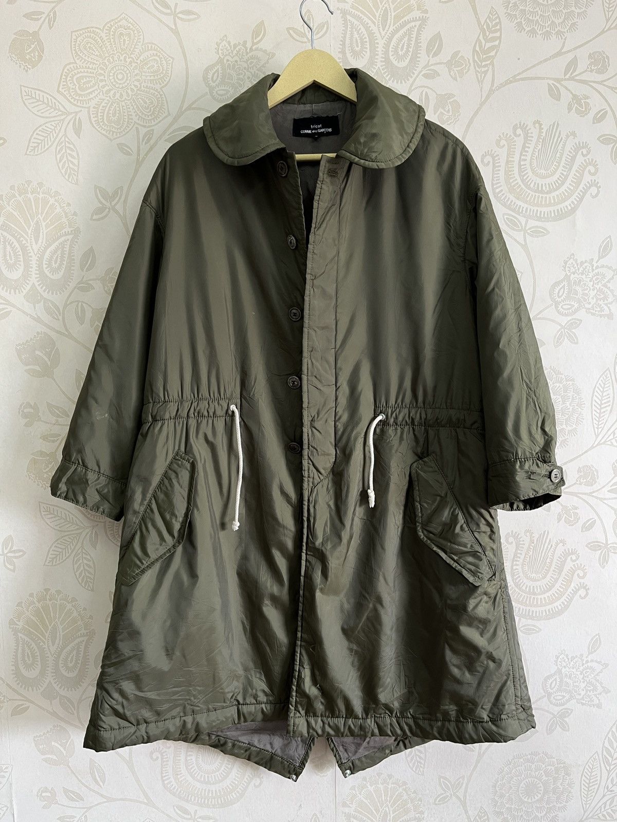 Comme des Garcons × Rei Kawakubo × Tricot Comme des Garcons Distressed Comme Des Garcons Rei Kawakubo Long Coat Size US S / EU 44-46 / 1 - 3 Thumbnail