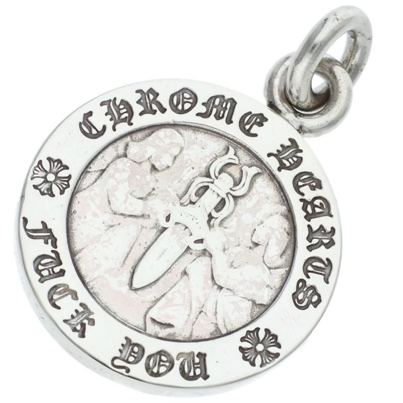 アクセサリー CHROME HEARTS Angel Medal V1 Charm Chrome Hearts Chrome Hearts Angel Medal Charm V1 Silver | Grailed