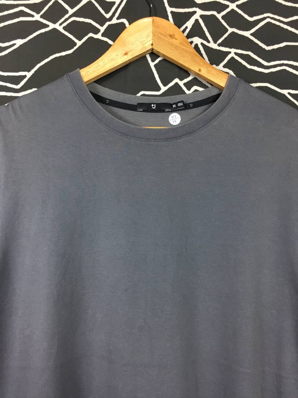 Japanese Brand × Jil Sander × Uniqlo Jil Sander J+ Uniqlo Essential Dark Grey Tee Size US M / EU 48-50 / 2 - 3 Thumbnail