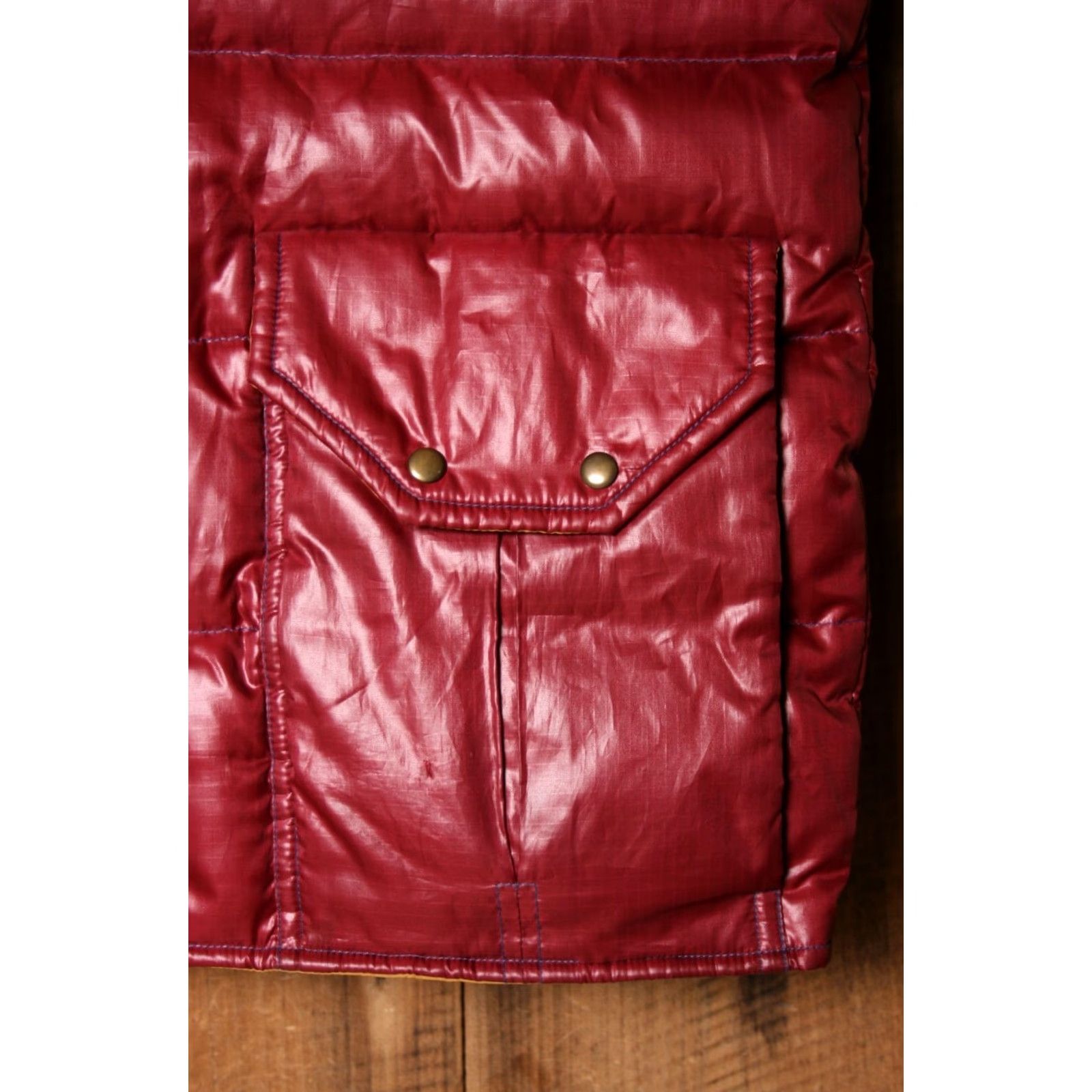 Warehouse WAREHOUSE Dubbleworks Puffer Jacket Jacket M Mens Red Yellow Size US M / EU 48-50 / 2 - 7 Thumbnail