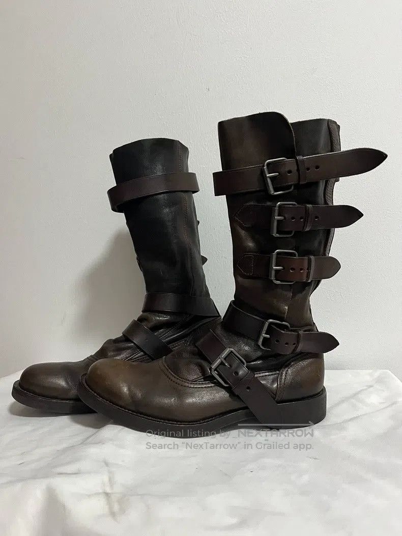 Vivienne Westwood Vivienne Westwood Strap Leather Boots Size US 8 / EU 41 - 1 Thumbnail