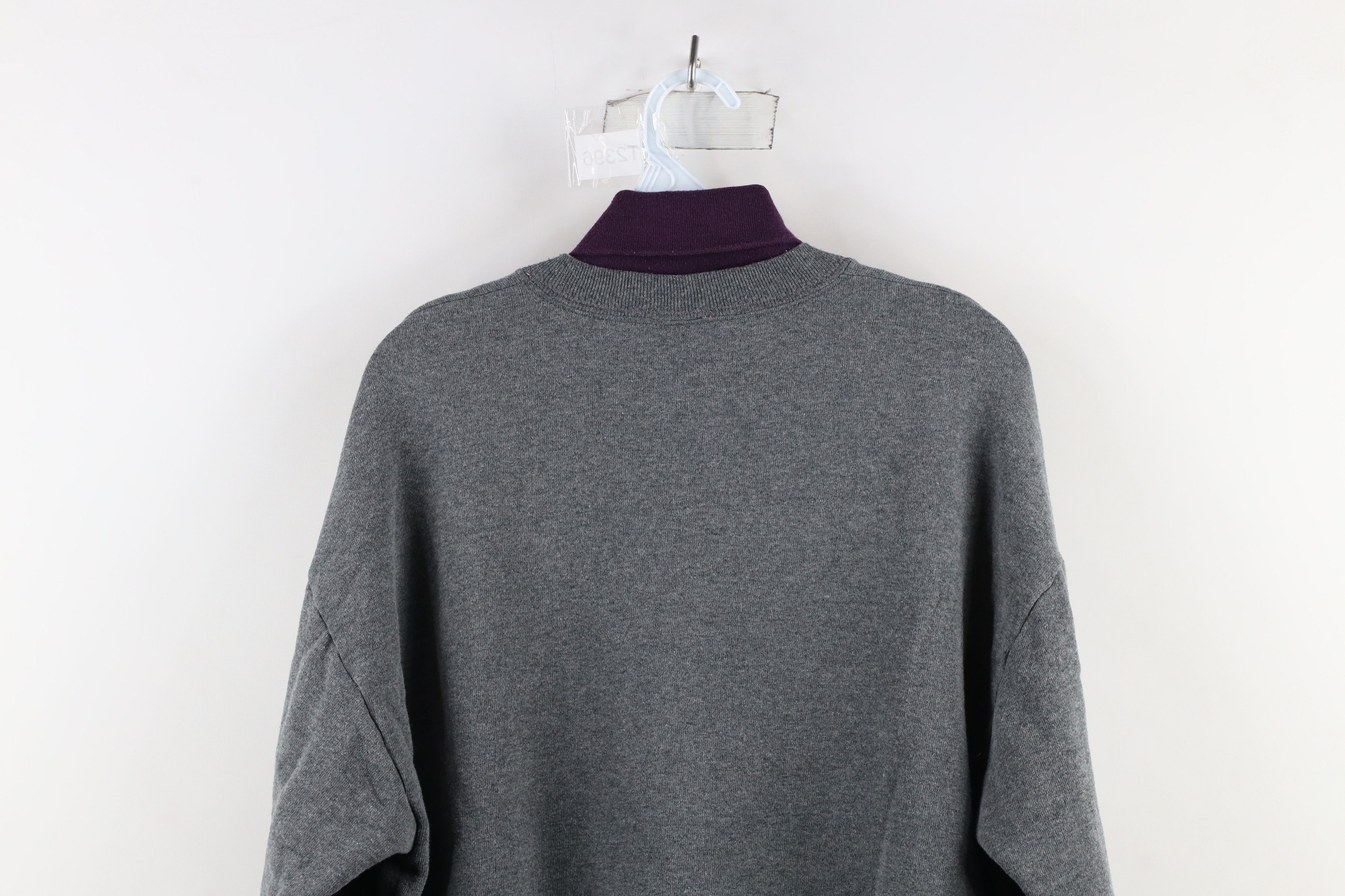 Vintage Vintage 90s Country Primitive Turtleneck Sweatshirt USA Size L / US 10 / IT 46 - 11 Thumbnail