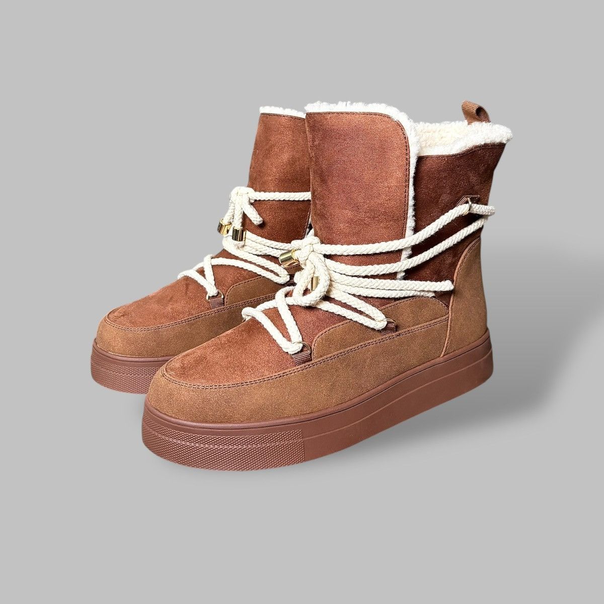 Other MIA Disa Brown Faux Suede Women’s Winter Boots Sz 7.5 Size US 7.5 / IT 37.5 - 4 Thumbnail