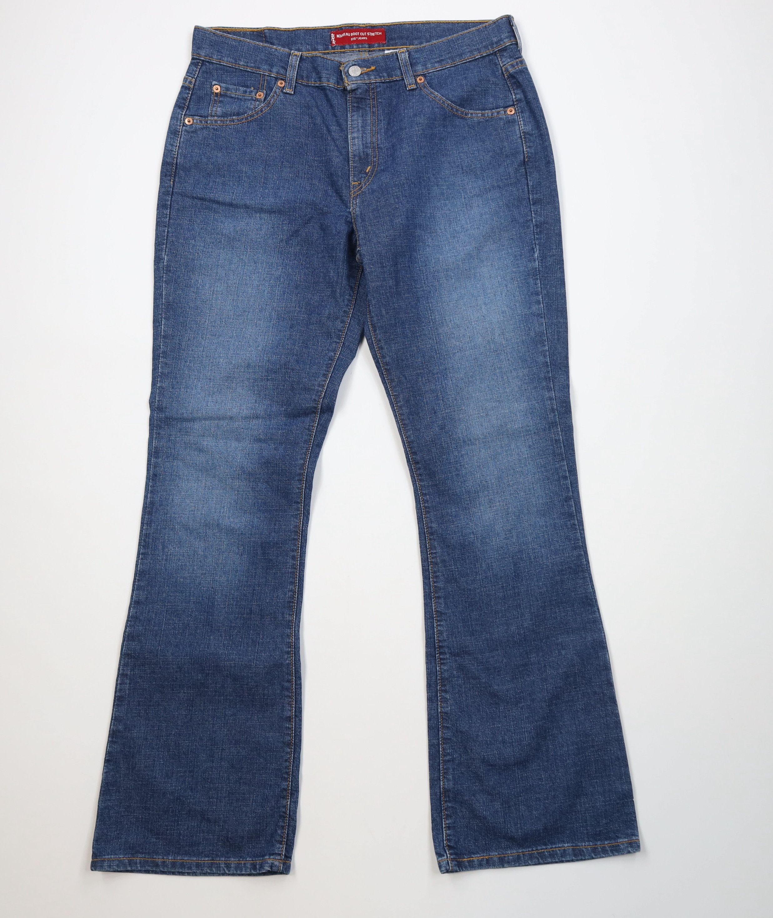 Levi's Vintage Y2K 2004 Levis 515 Flared Wide Leg Boot Cut Jeans Size 34" / US 12 / IT 48 - 1 Thumbnail