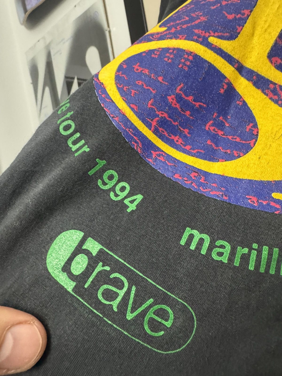Band Tees 1994 Marillion Brave tee vintage big logo tour band washed Size US L / EU 52-54 / 3 - 3 Thumbnail
