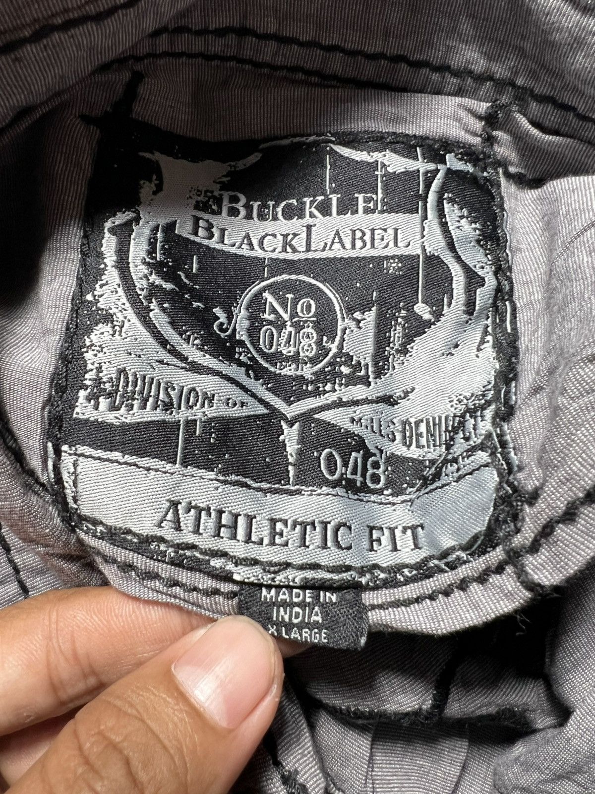 Japanese Brand Japanese Buckle BlackLabel Grunge Punk Kmrii LGB Style Shirt Size US XL / EU 56 / 4 - 4 Thumbnail