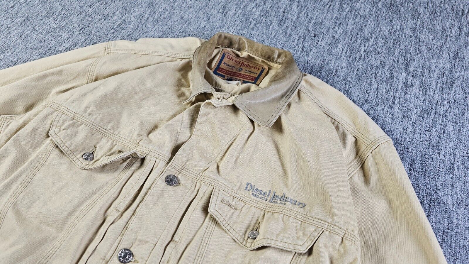 Diesel Vintage 90s Diesel Denver Jacket Leather Made in Italy L Size US L / EU 52-54 / 3 - 2 Thumbnail