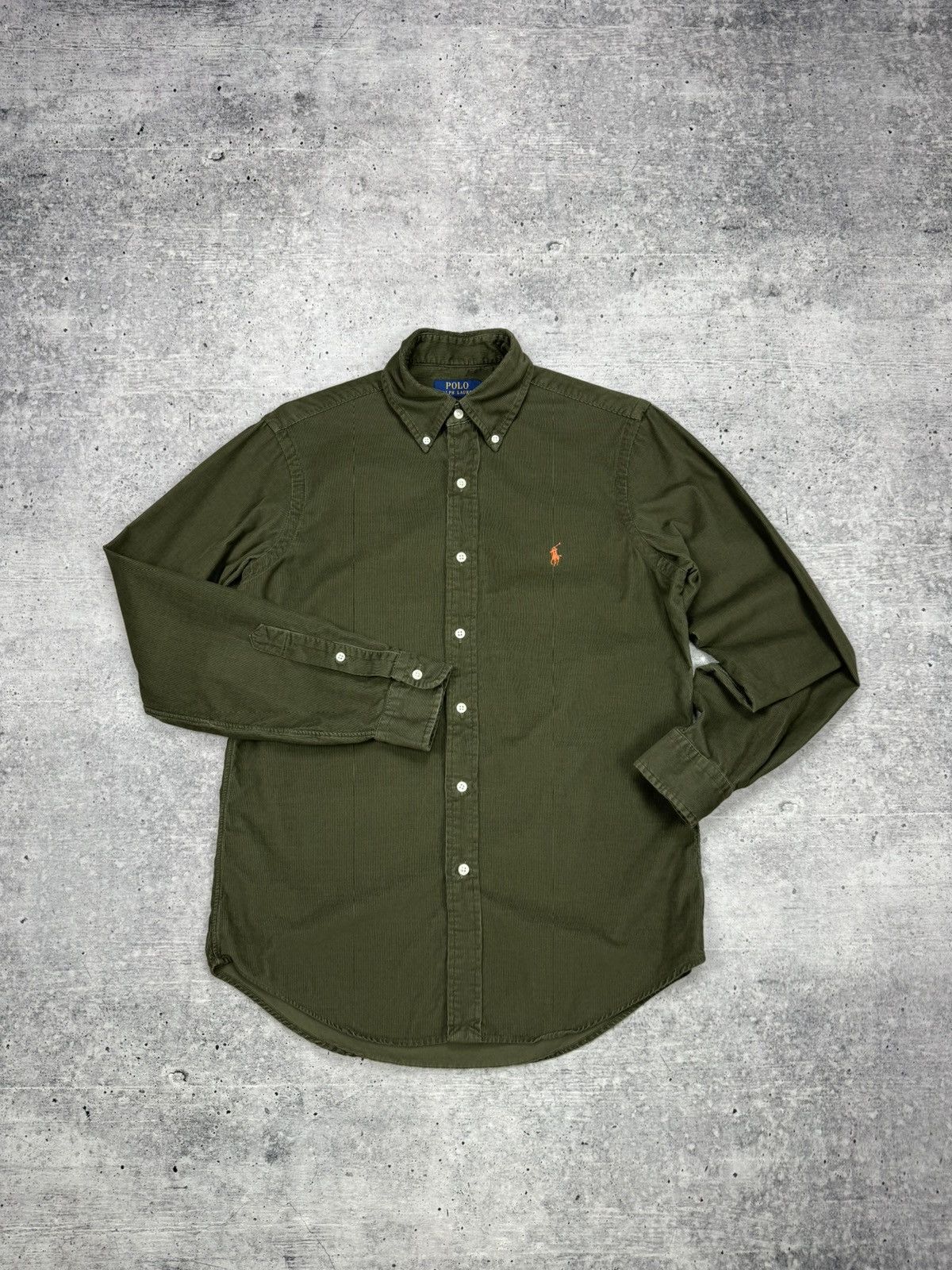 Designer × Polo Ralph Lauren Vintage Y2K Ralph Lauren Corduroy Flannel Shirt Travis Scott Size US S / EU 44-46 / 1 - 1 Thumbnail