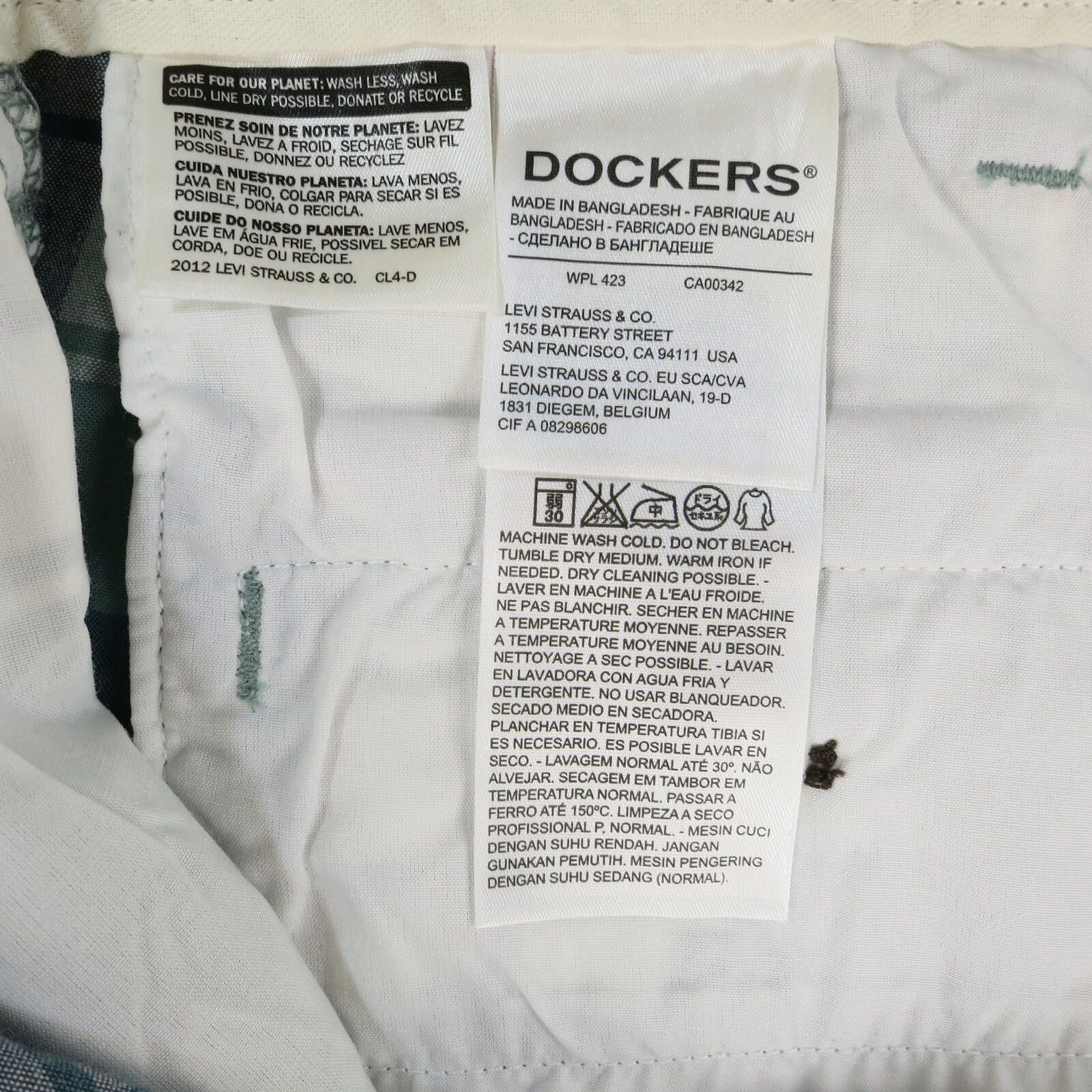 Dockers Dockers Men's Plaid Casual Shorts Size 40 Size US 40 / EU 56 - 4 Thumbnail