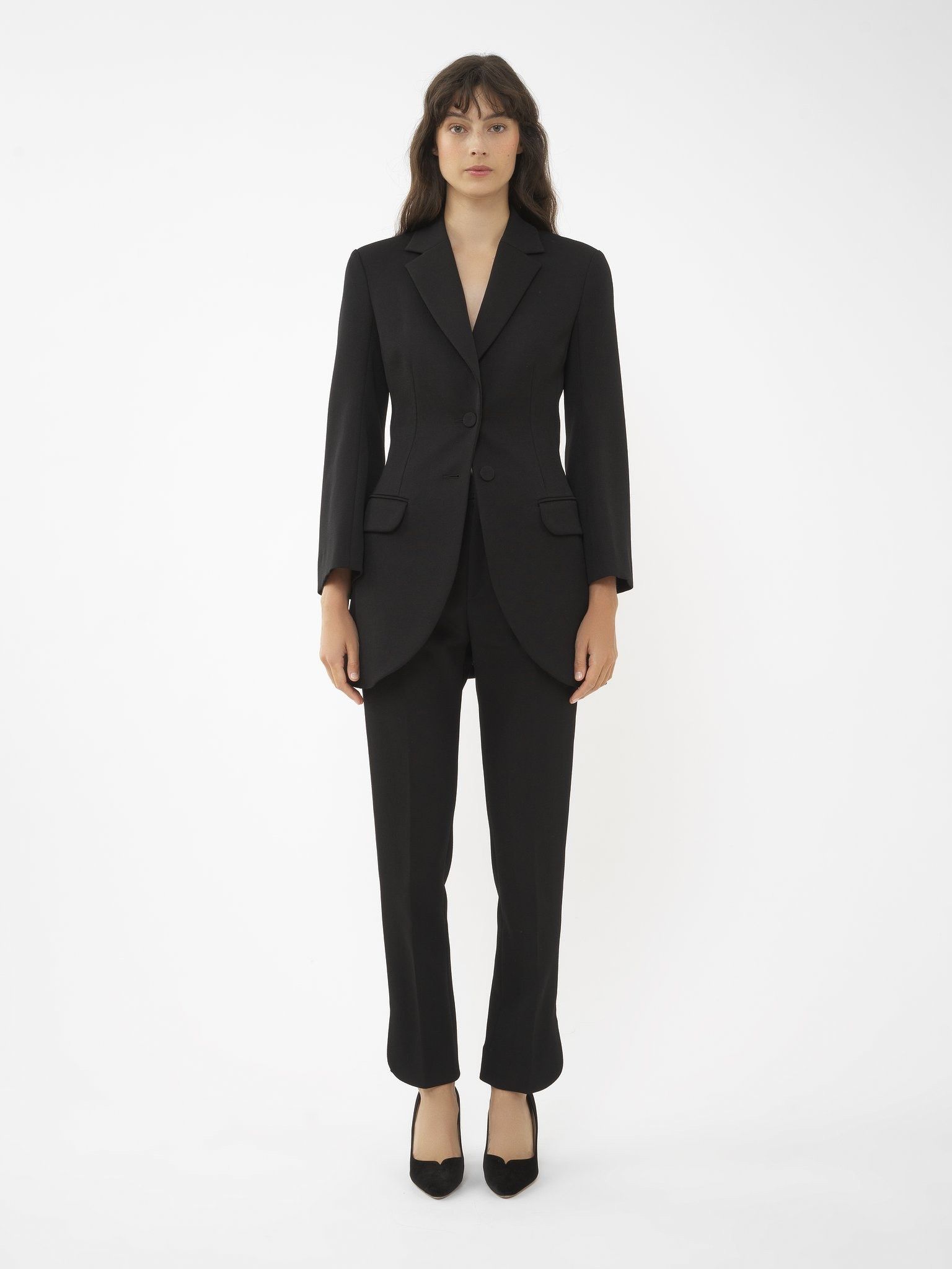 Chloe o1loc1c0325 CHC24 Trouser in Black Size 25" / US 0 / IT 36 - 2 Thumbnail