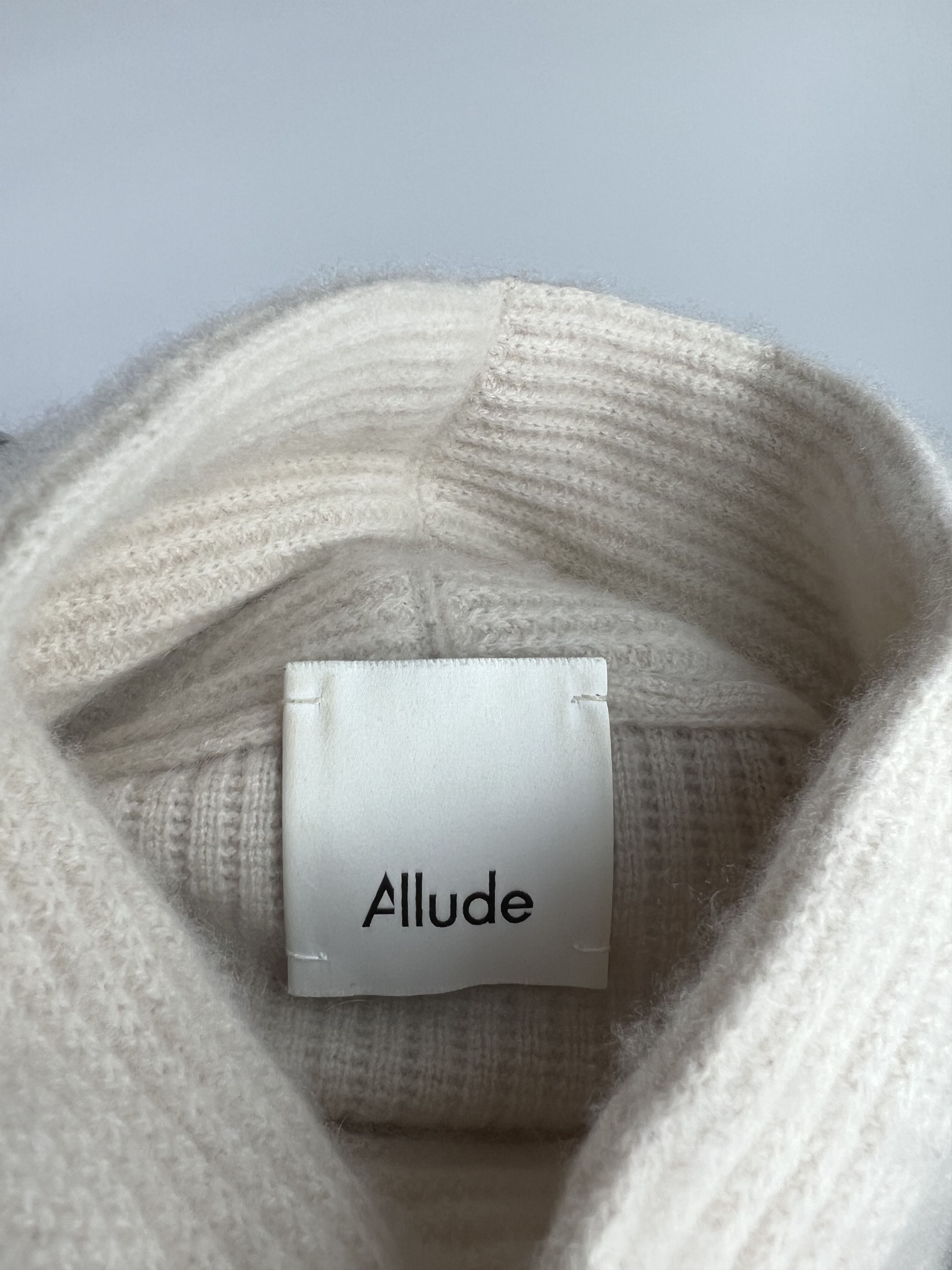 Allude Allude 100% Cashmere Ribbed Turtleneck Sweater M/L Size M / US 6-8 / IT 42-44 - 4 Thumbnail