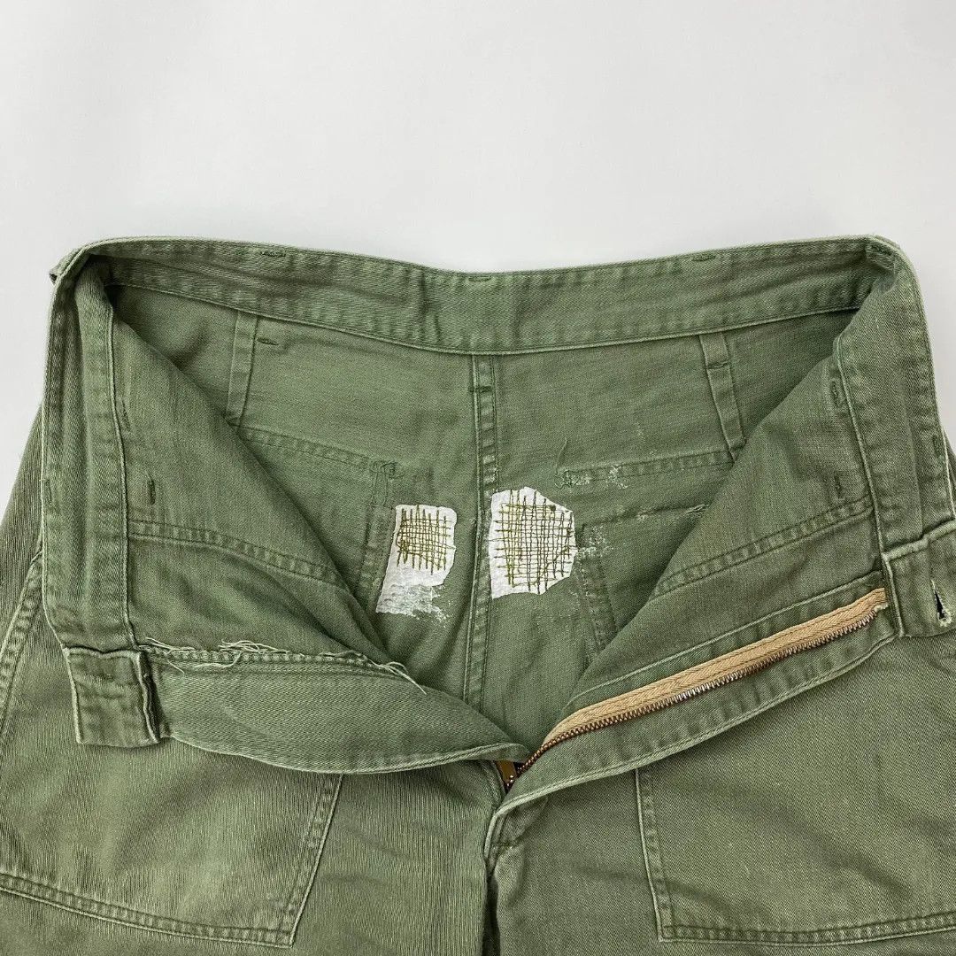 Vintage 50s-60s Vintage Short Cargo Pants Size US 32 / EU 48 - 4 Thumbnail