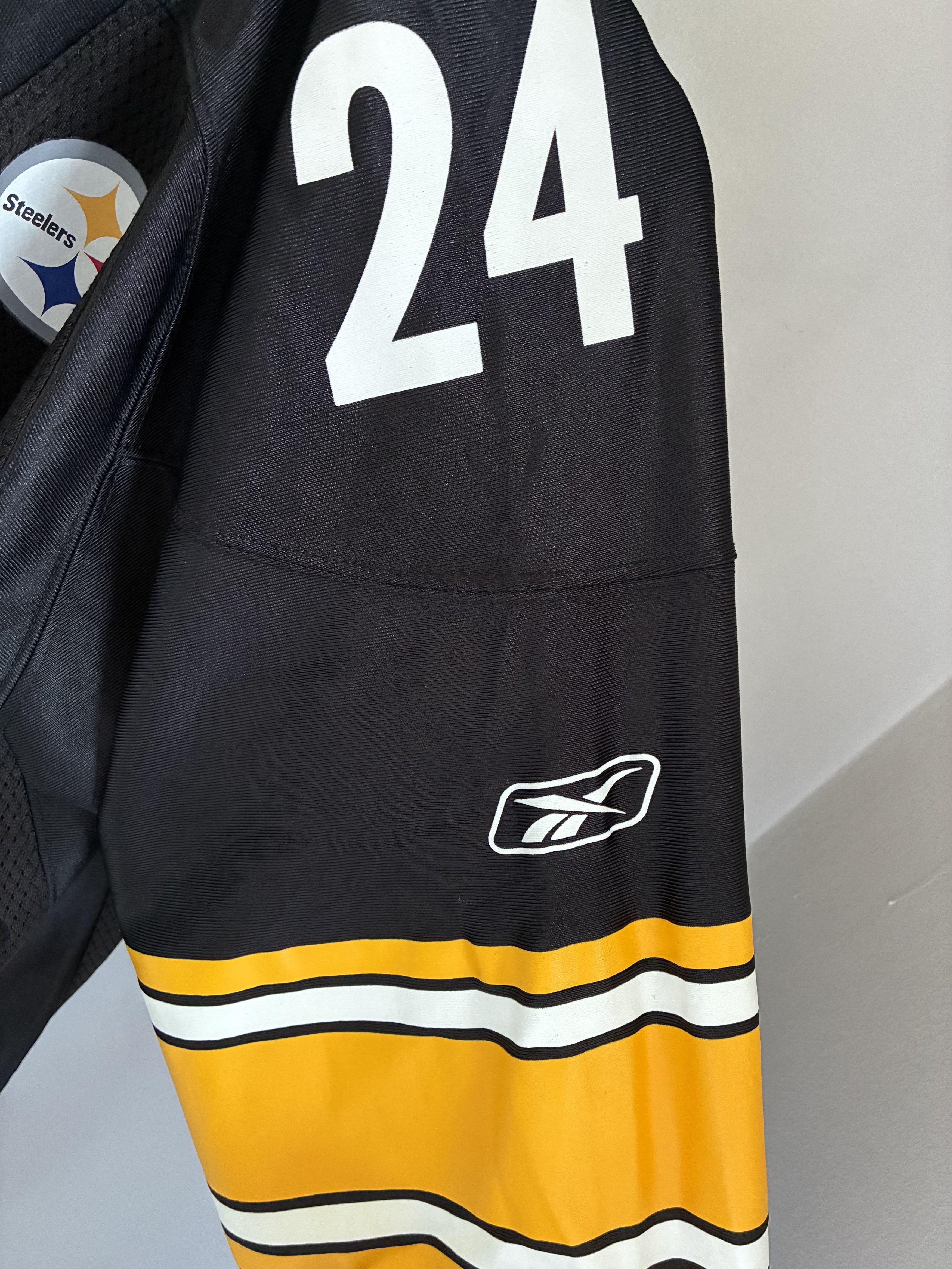 NFL NFL Reebok Taylor Pittsburgh Steelers Jersey Vintage 00s Size US L / EU 52-54 / 3 - 11 Thumbnail