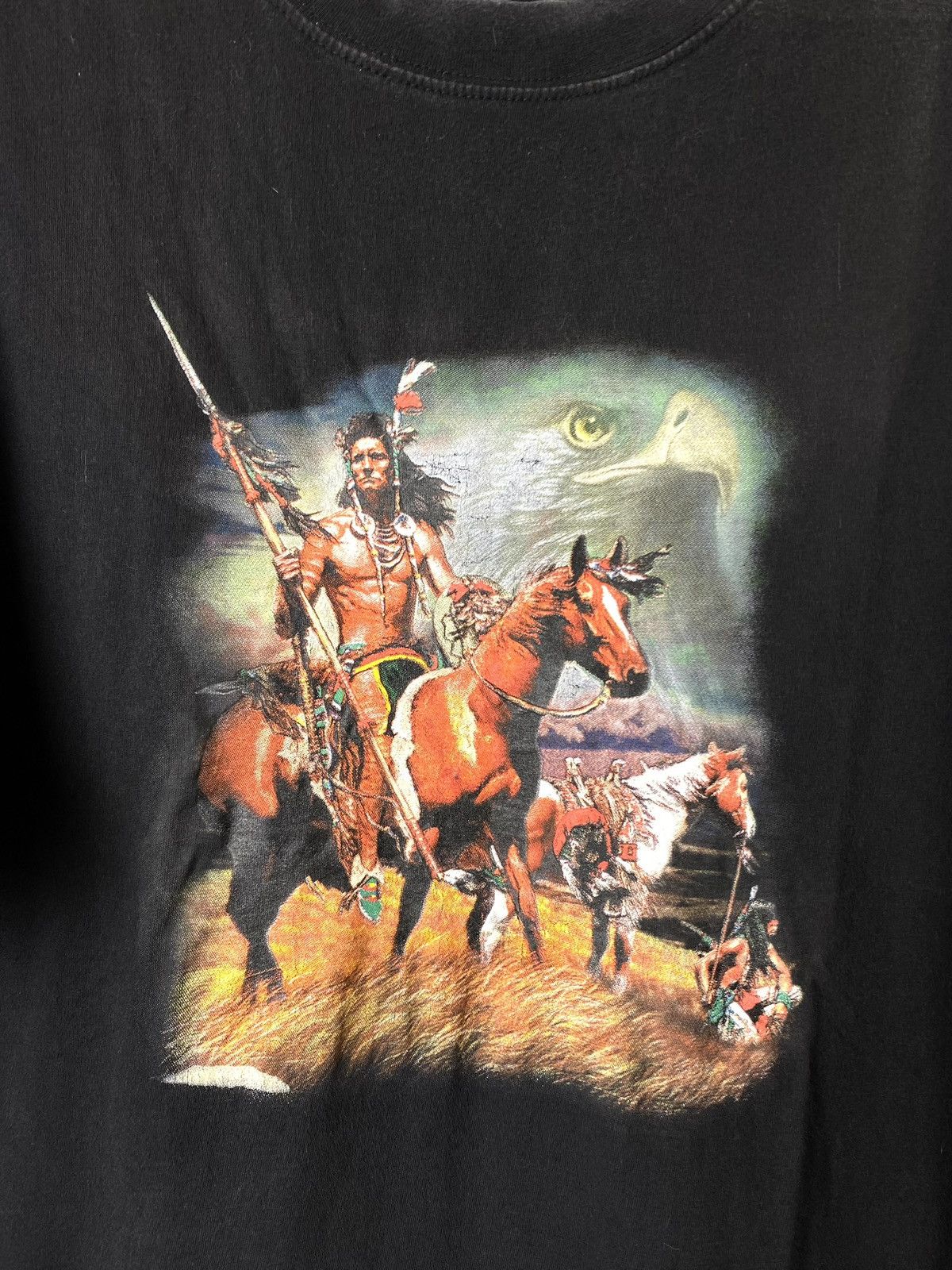 Vintage 💥Rare! 90’s Vintage Indian Spirit T Shirt 3d Emblem Size US L / EU 52-54 / 3 - 2 Thumbnail