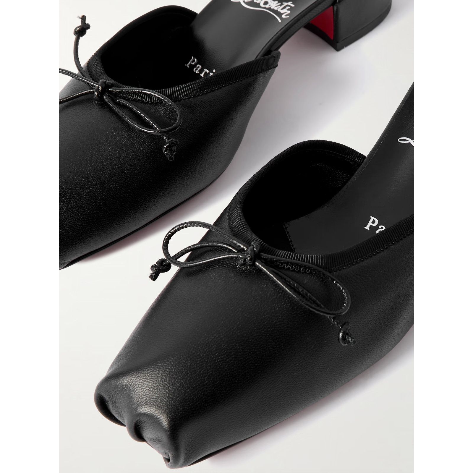 Christian Louboutin Christian Louboutin Mimiflirt Black Ballet Ballerina Slide Size US 9 / IT 39 - 5 Thumbnail