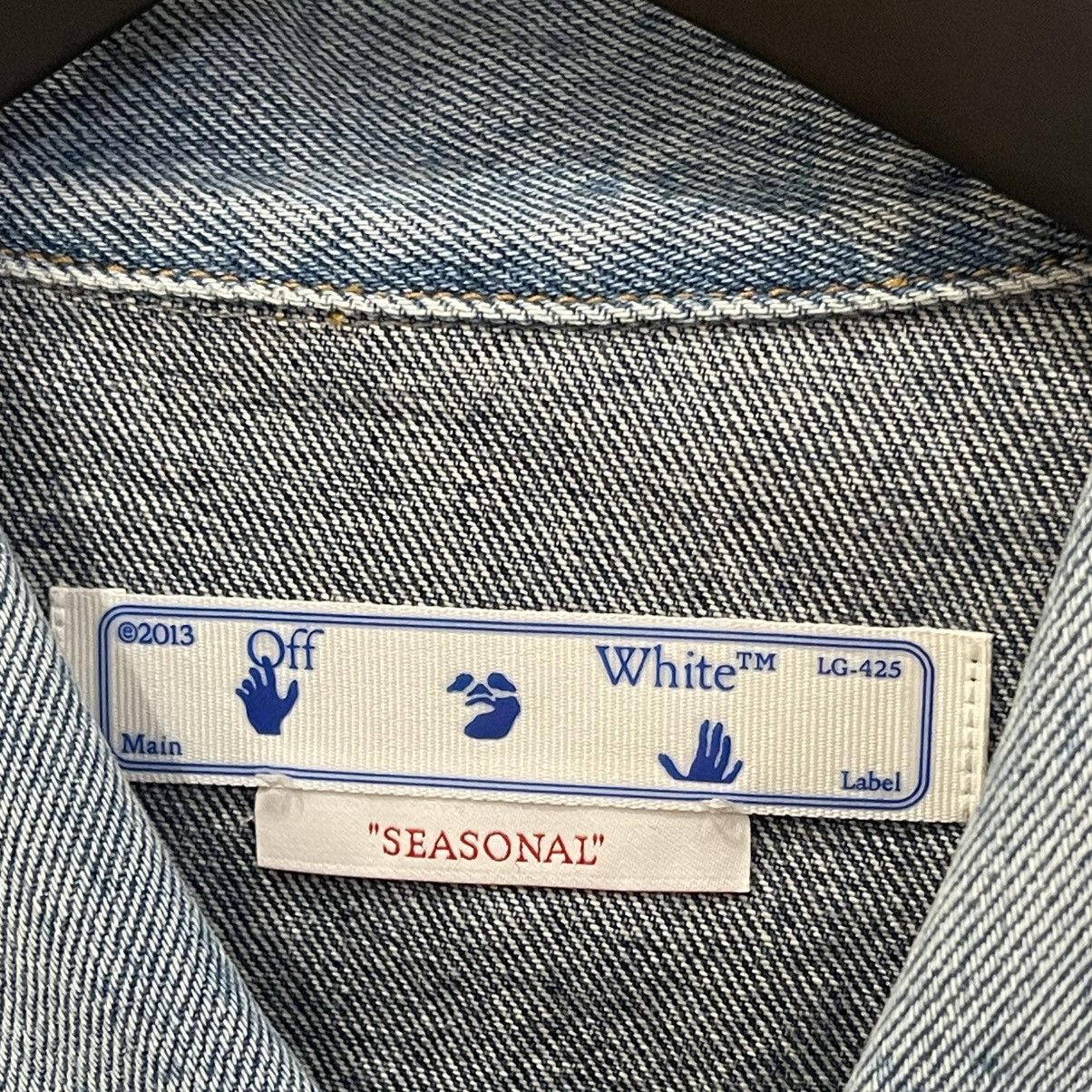 Off-White × Virgil Abloh Off-White Twist Denim Jacket Size US S / EU 44-46 / 1 - 6 Thumbnail