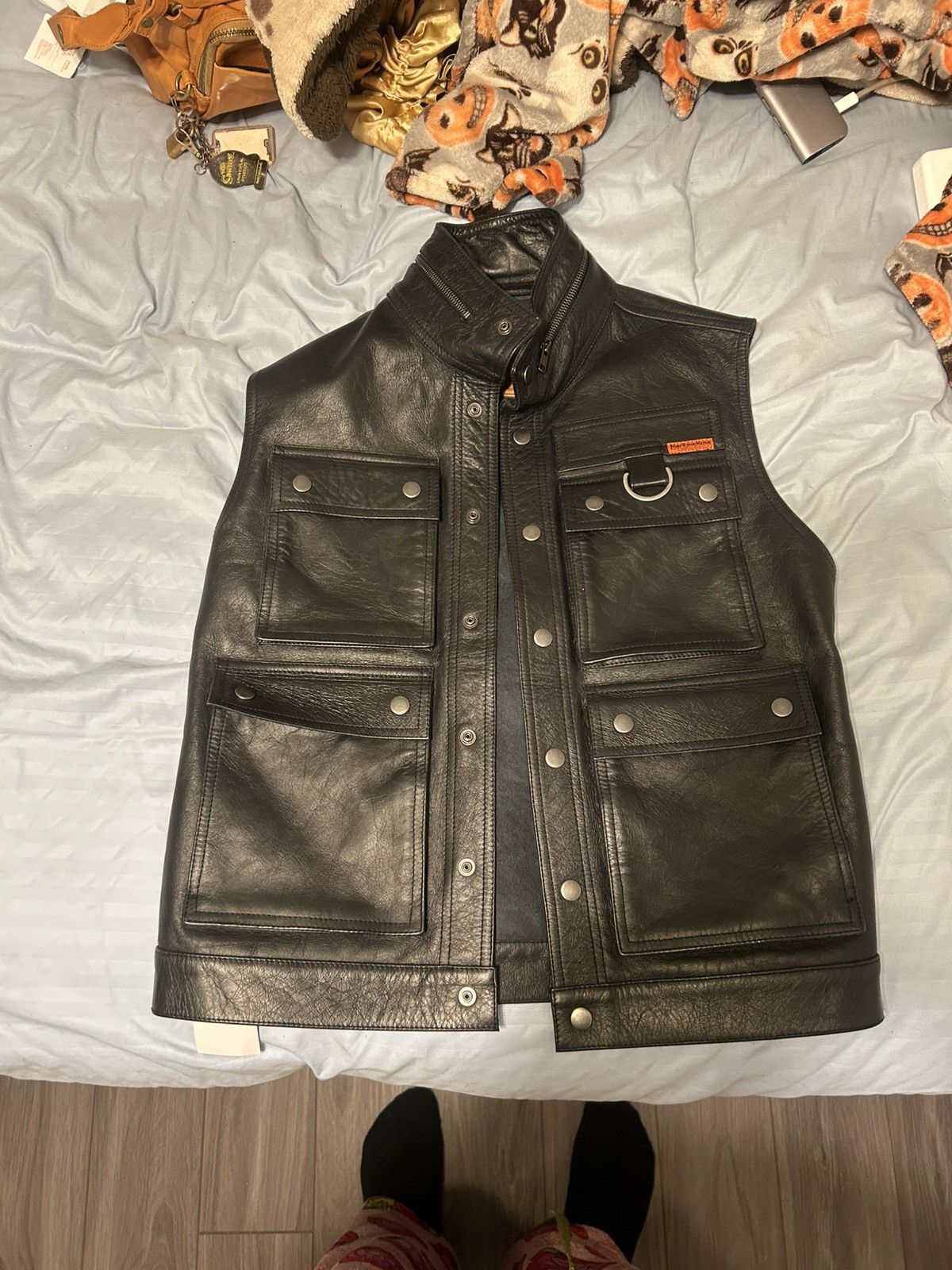 Martine Rose Martine Rose polished-finish button-fastening jacket Size US M / EU 48-50 / 2 - 14 Thumbnail