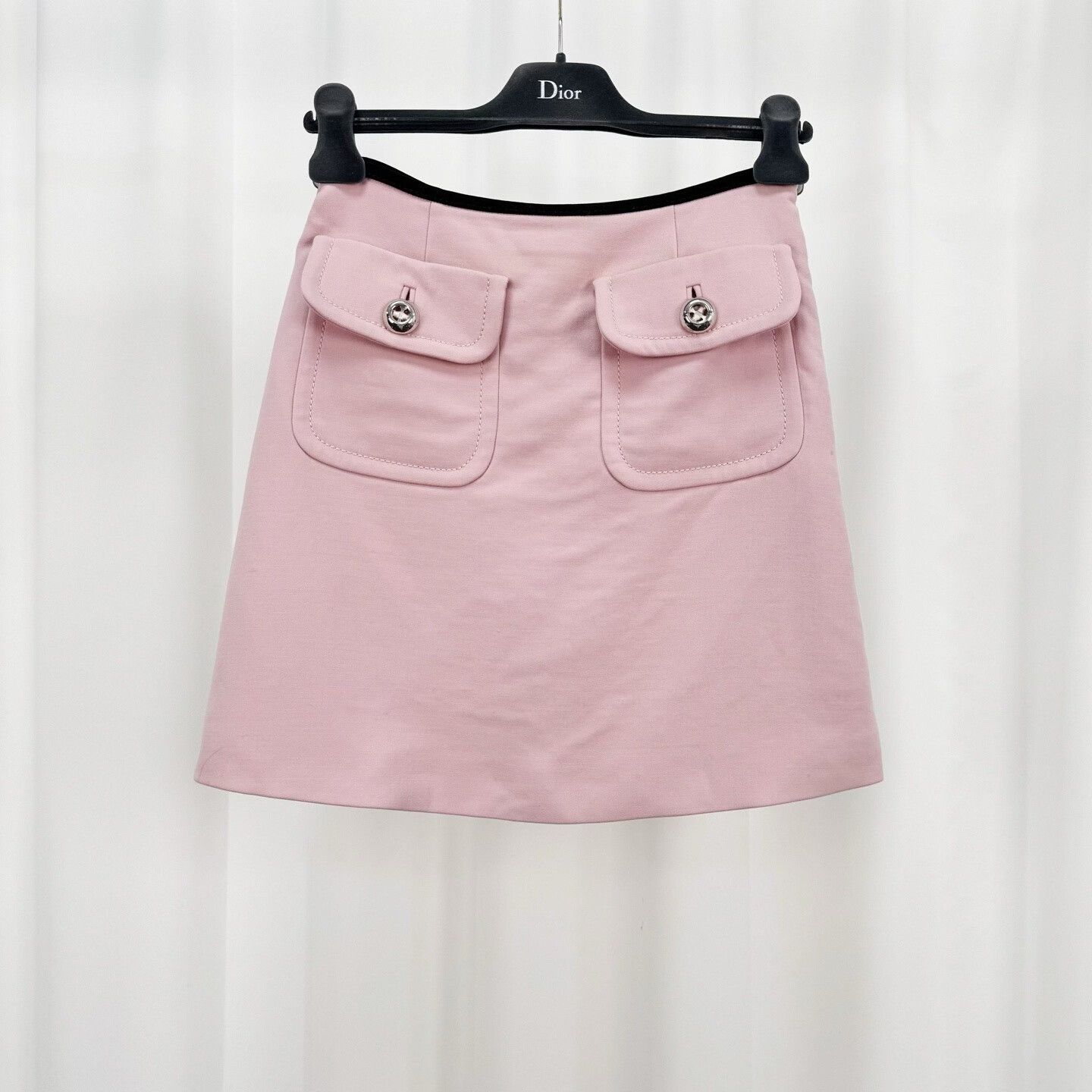 Prada Prada Pink Wool Midi Skirt Size 38" / US 16 / IT 52 - 1 Thumbnail