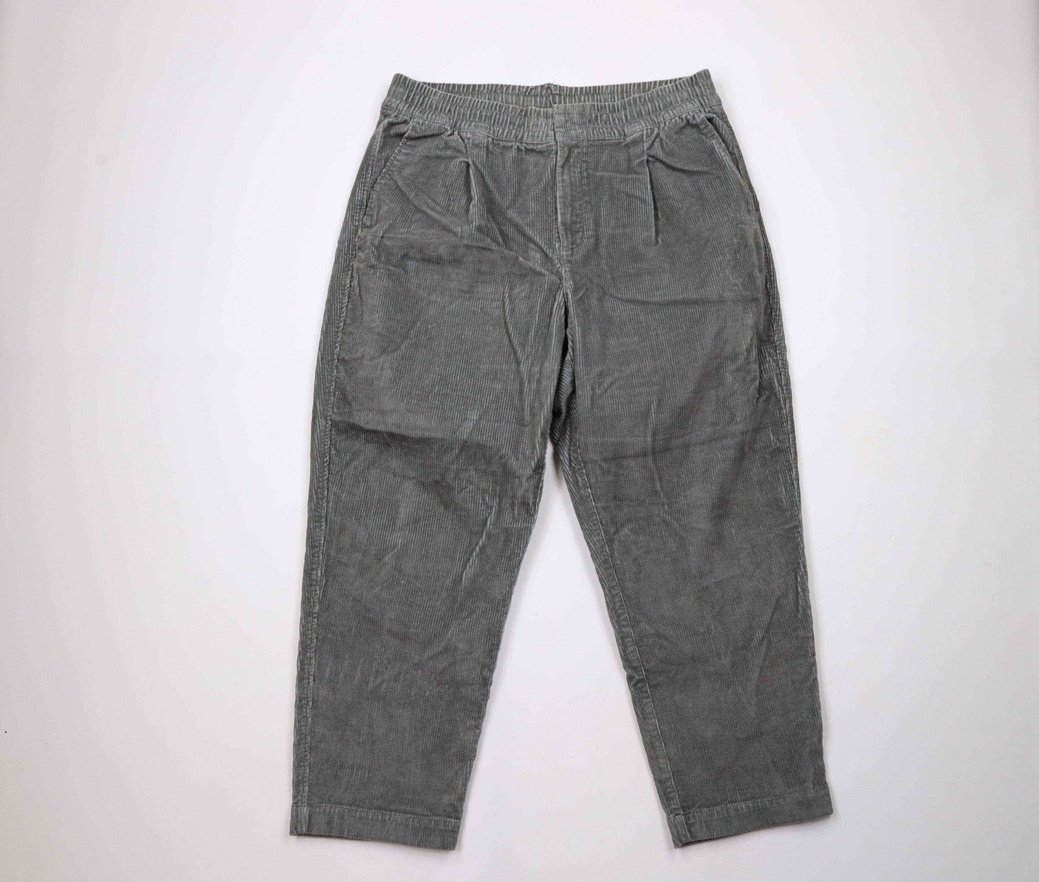 Gap × Vintage Vintage Y2K Gap Pleated High Rise Tapered Leg Corduroy Pants Size 26" / US 2 / IT 38 - 1 Thumbnail