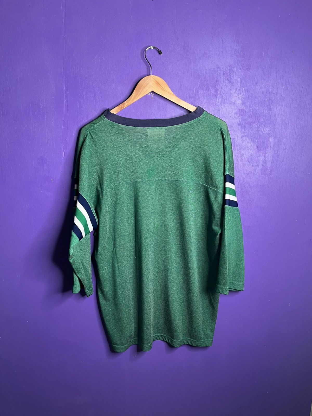 Adidas × Vintage Vintage 90s Adidas hockey style long-sleeve jersey Size US L / EU 52-54 / 3 - 2 Thumbnail